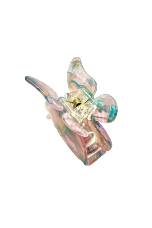 Medium Gemstone Butterfly Jaw Clip Lilac Annasui