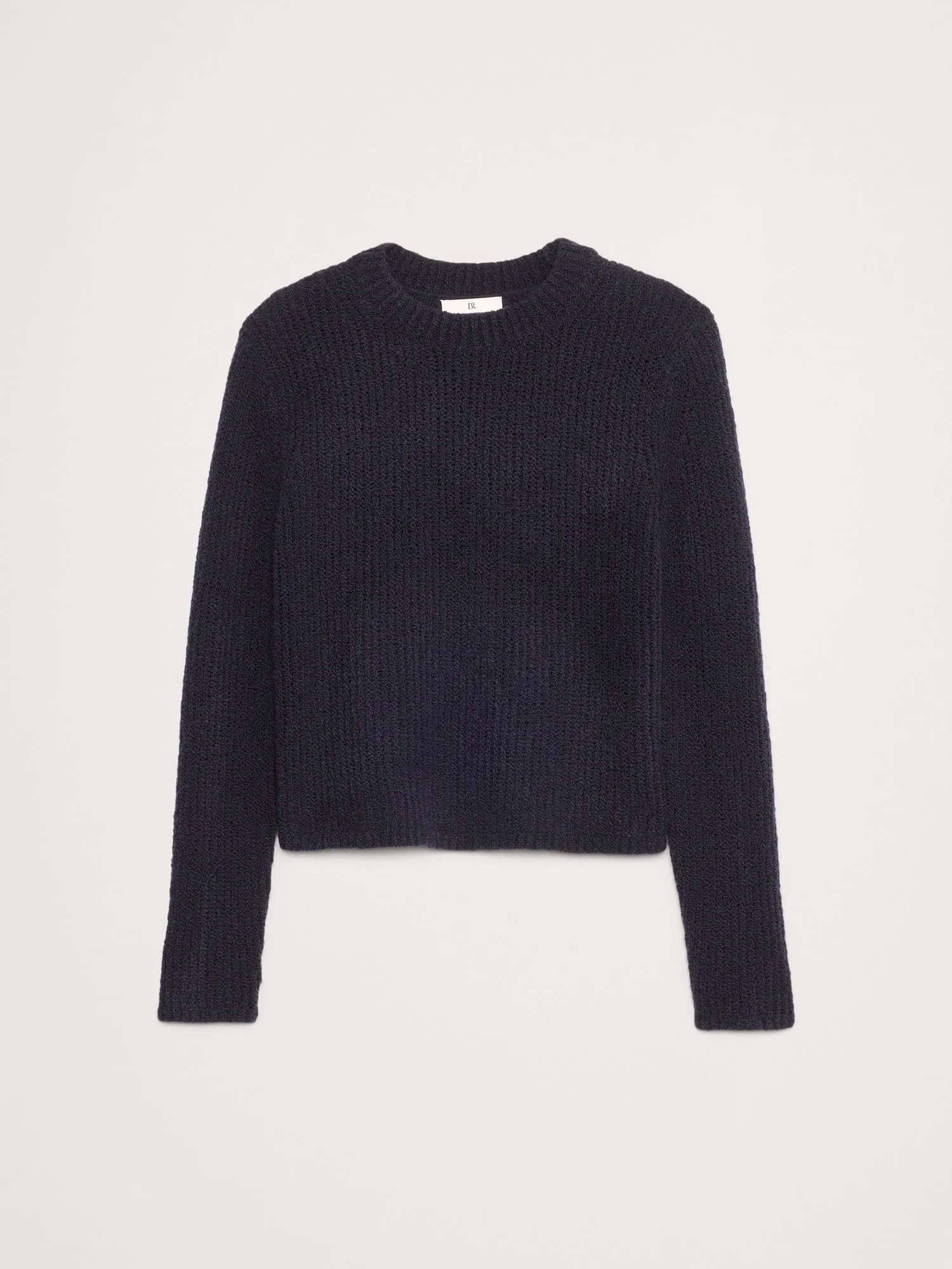 Merino-Blend Crew-Neck Sweater Banana Republic