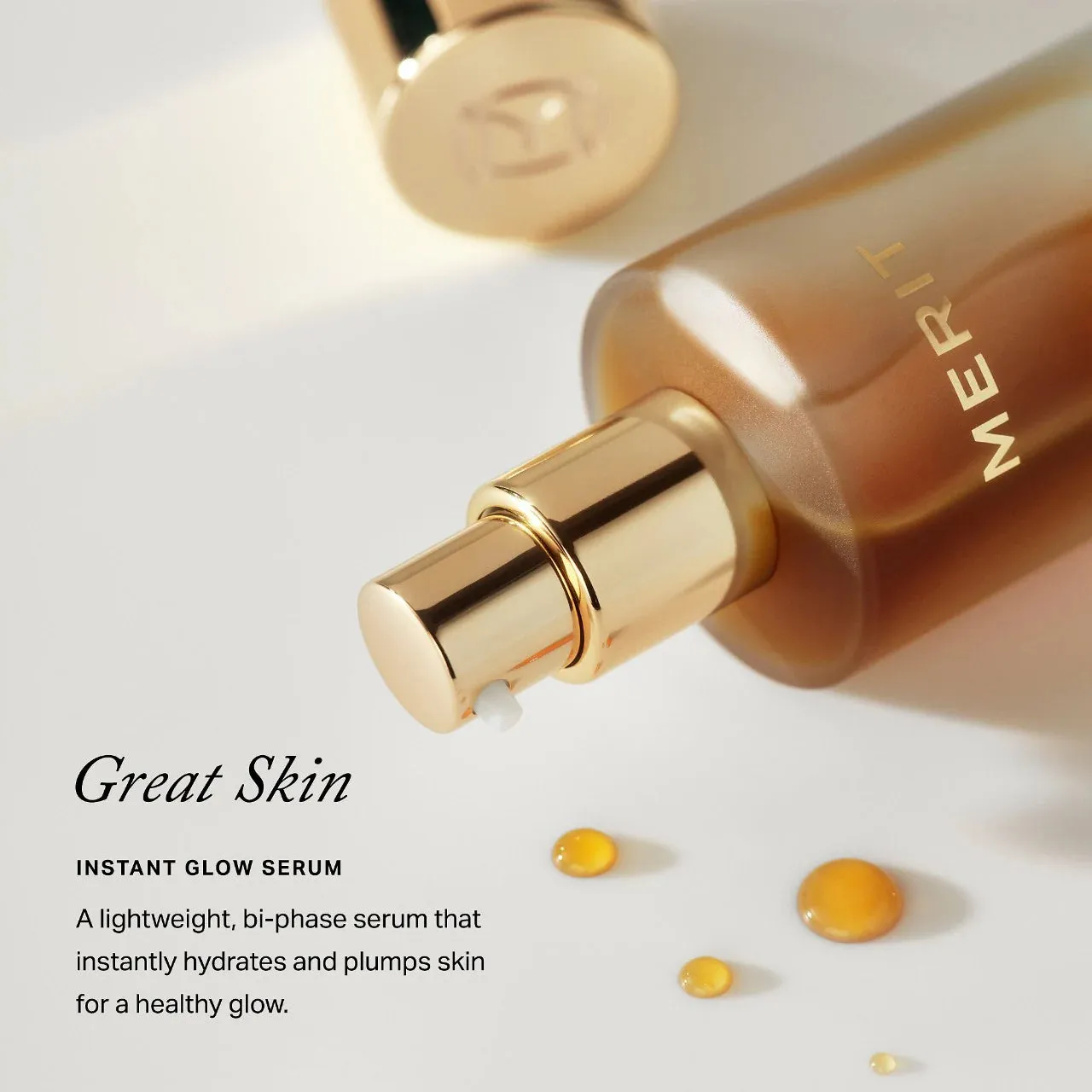 MERIT  Great Skin Instant Glow Serum with Niacinamide and Hyaluronic Acid 50ml NIB