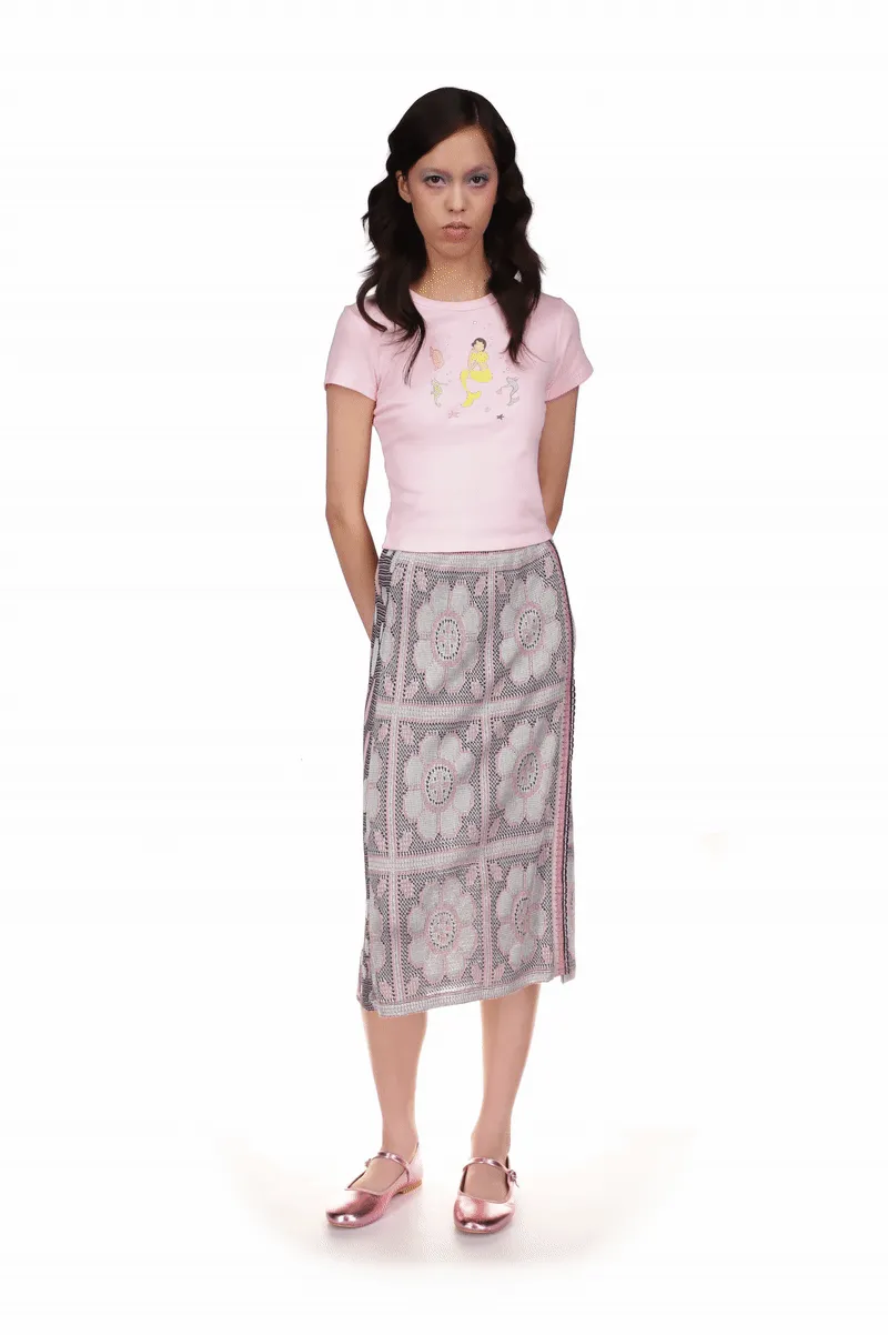 Mermaid Baby Tee Pink Annasui