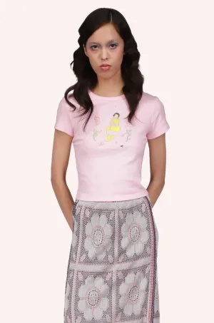 Mermaid Baby Tee Pink Annasui