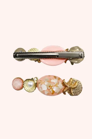 Mermaid Shell Clamp Clip Pink Annasui