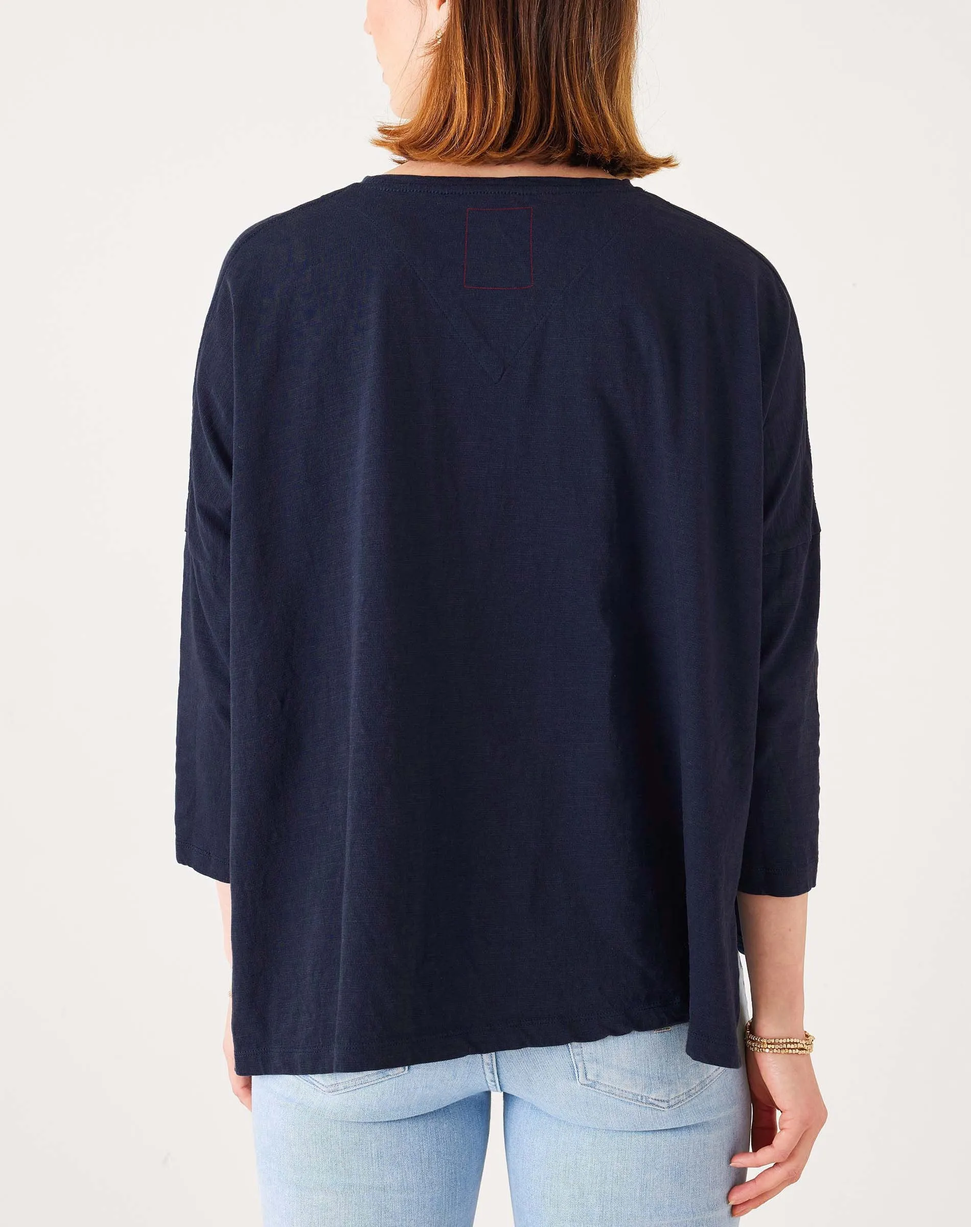 MERSEA - CATALINA LONG SLEEVE SLUB TEE WITH HEART