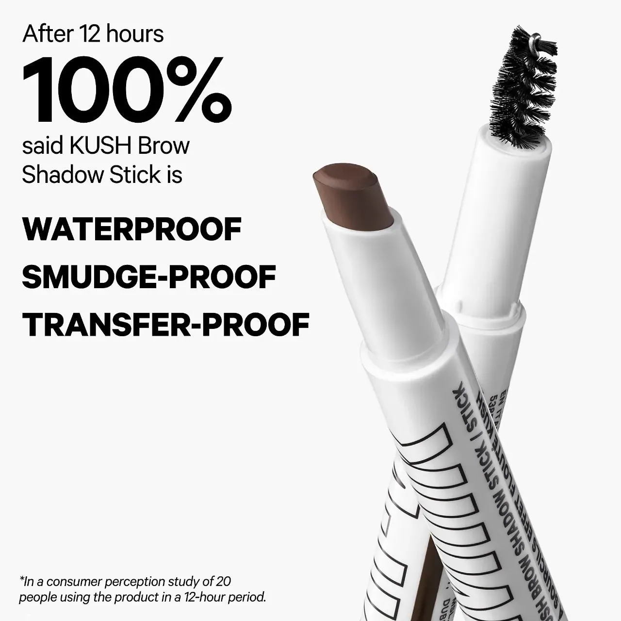 MILK MAKEUP KUSH Brow Shadow Stick Waterproof Eyebrow Pencil - Herb NIB
