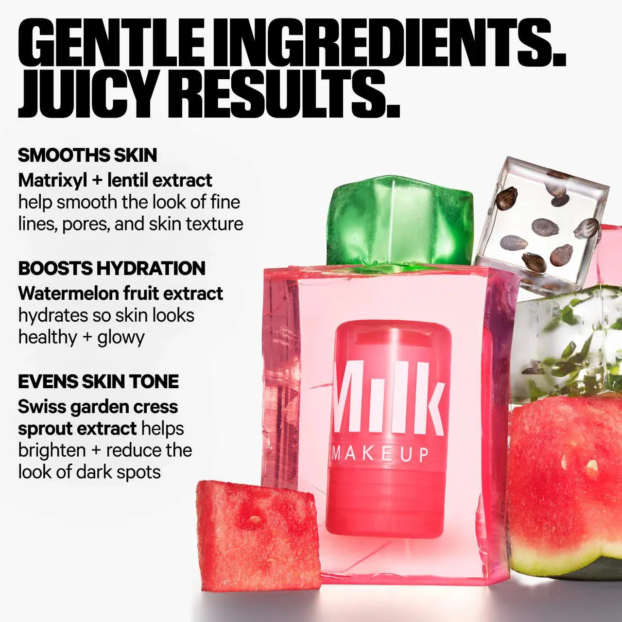 MILK MAKEUP  Watermelon Jelly Brightening Serum Stick NIB