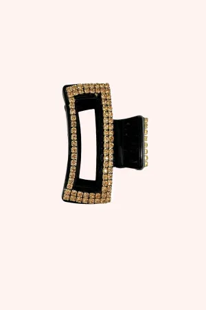 Mini Crystal Peek-a-Boo Clip Gold Annasui