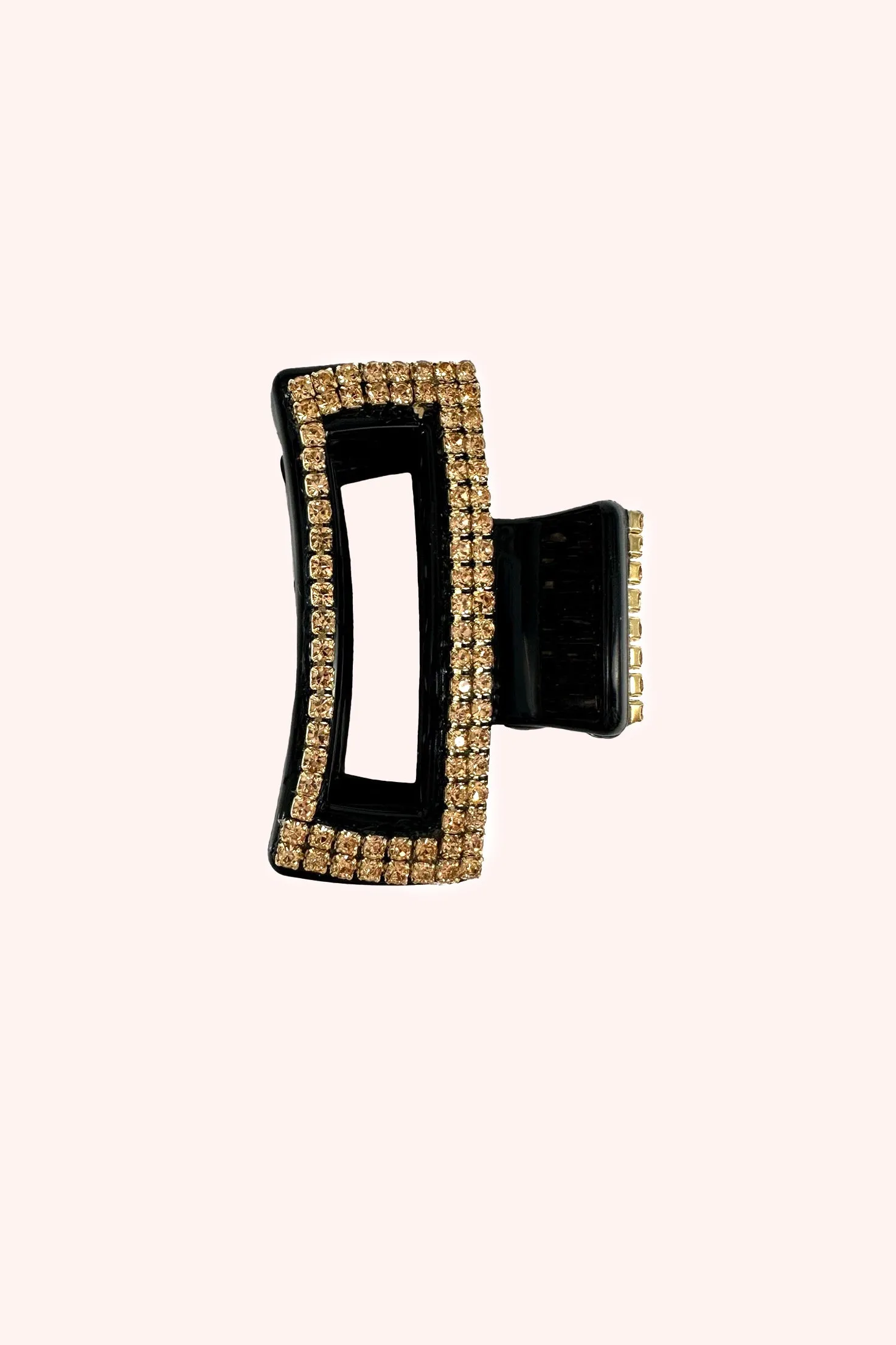 Mini Crystal Peek-a-Boo Clip Gold Annasui