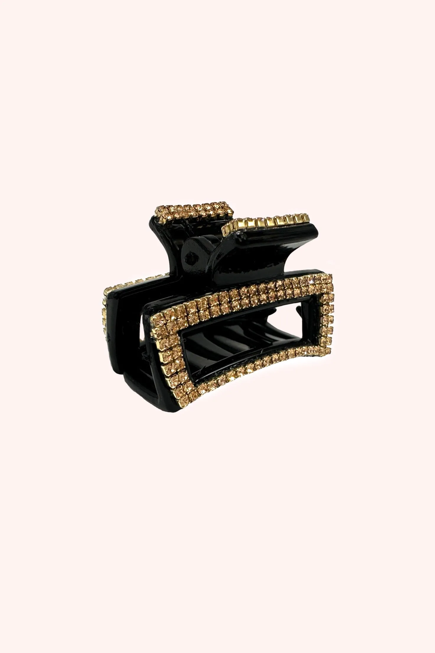 Mini Crystal Peek-a-Boo Clip Gold Annasui
