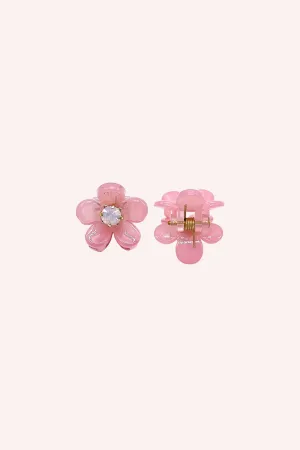 Mini Daisy Clip Pair Pink Annasui