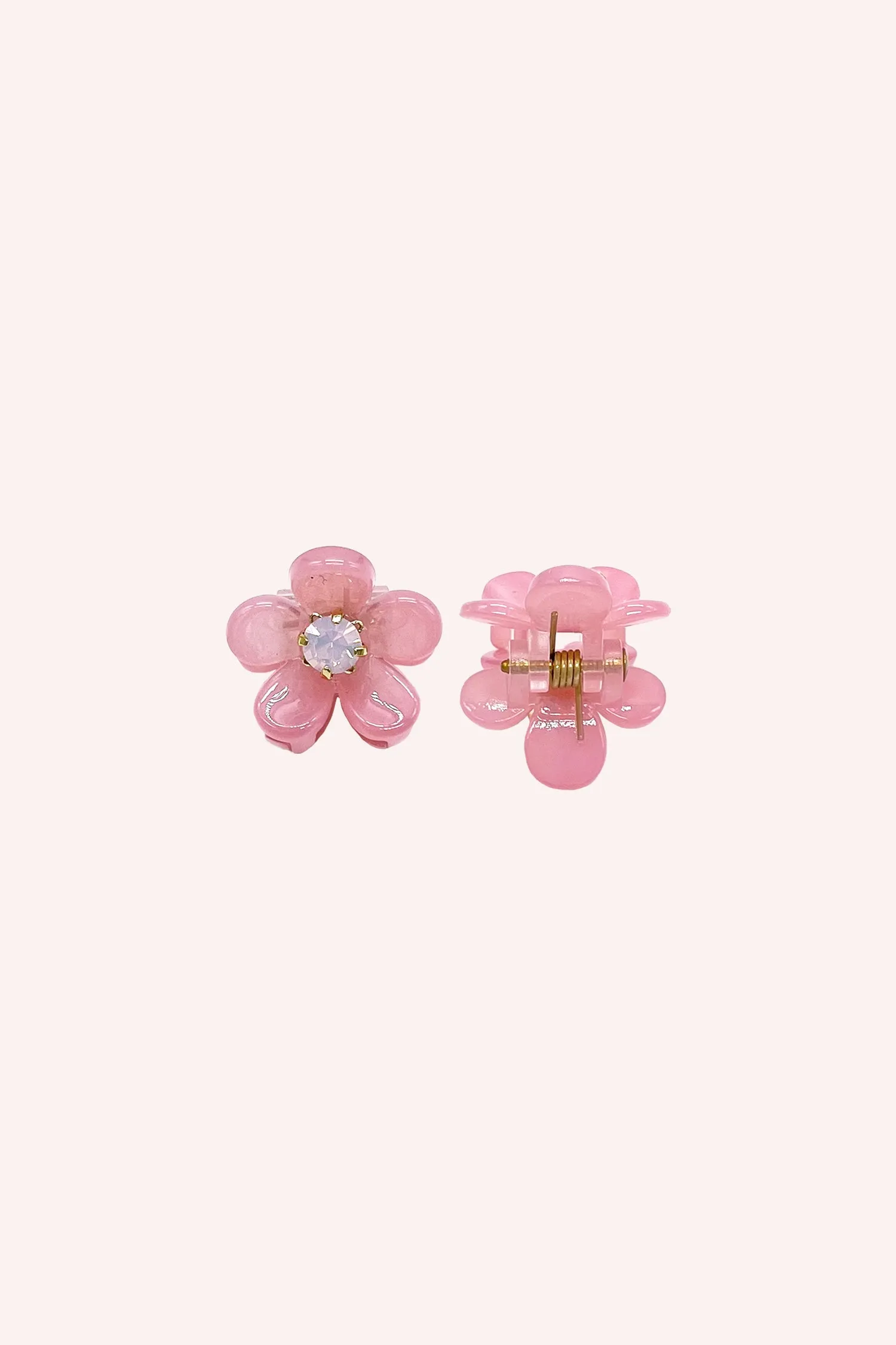 Mini Daisy Clip Pair Pink Annasui