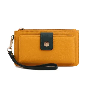MKF Collection Olympe Vegan Leather Womens Wristlet Wallet by Mia K