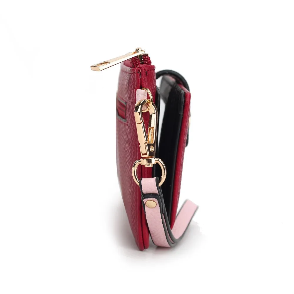 MKF Collection Olympe Vegan Leather Womens Wristlet Wallet by Mia K