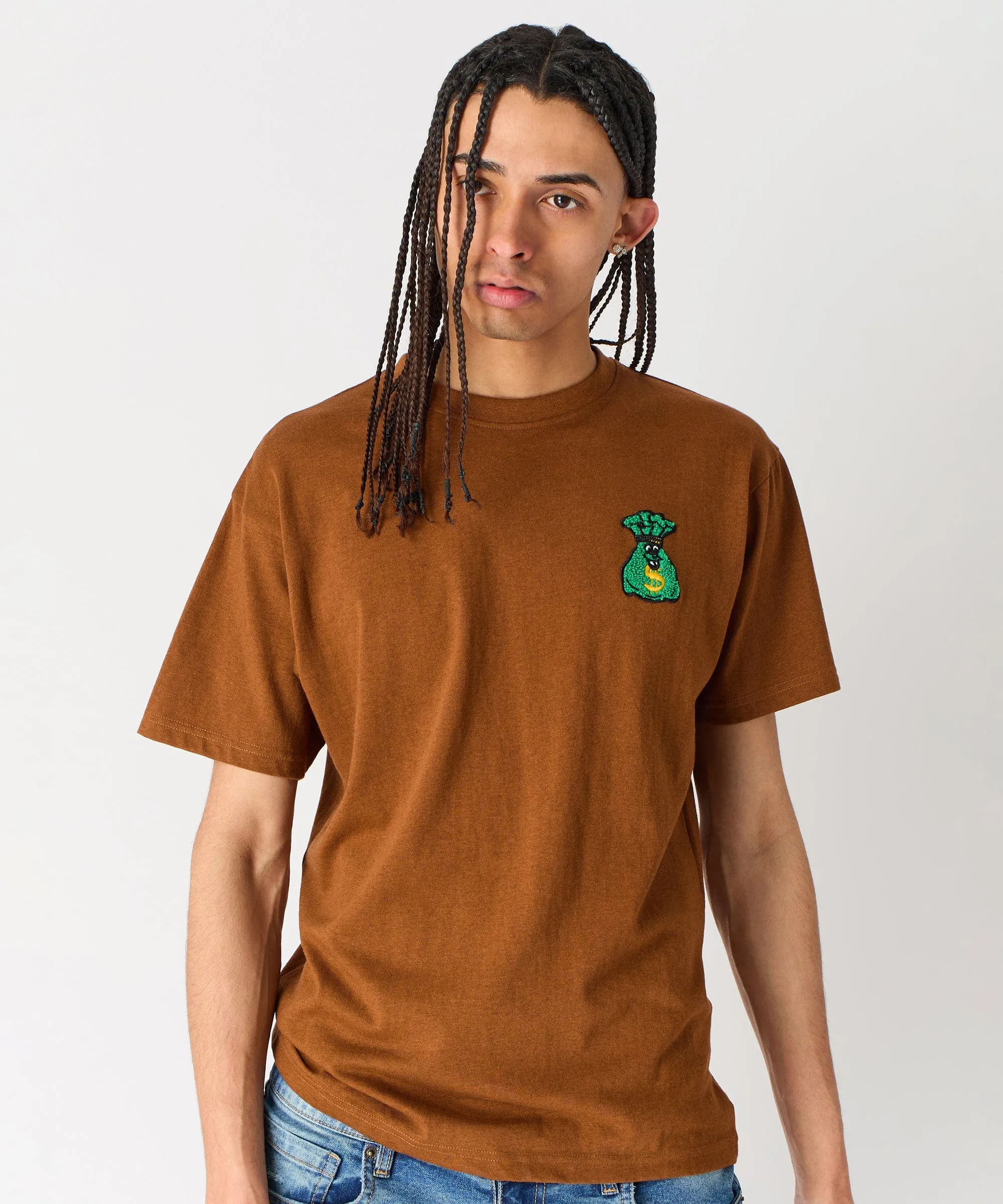 Money Bags Short Sleeve Tee - Khaki