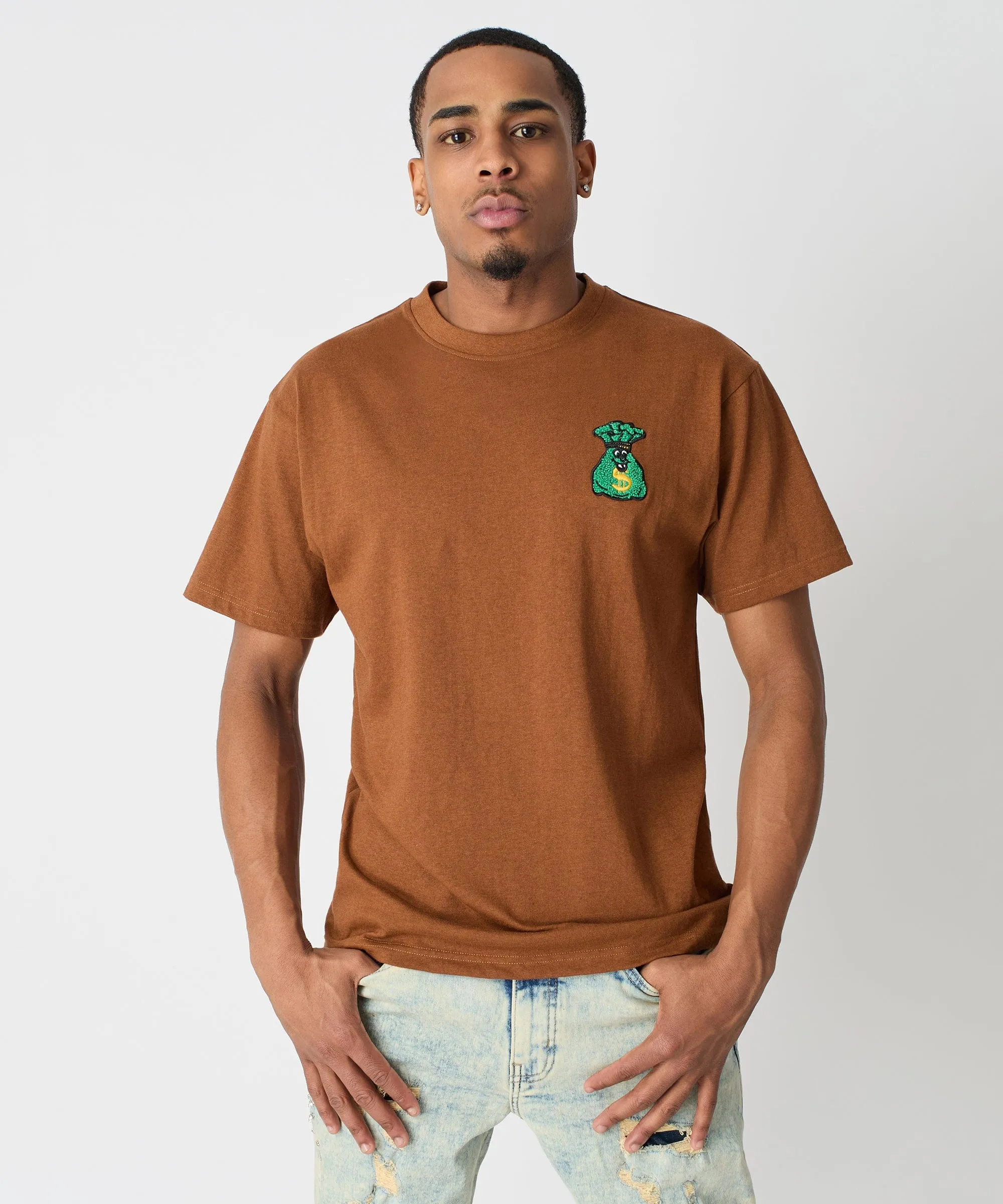Money Bags Short Sleeve Tee - Khaki