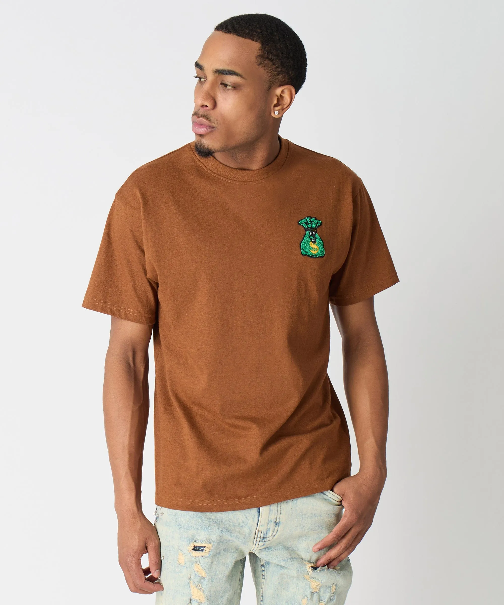 Money Bags Short Sleeve Tee - Khaki