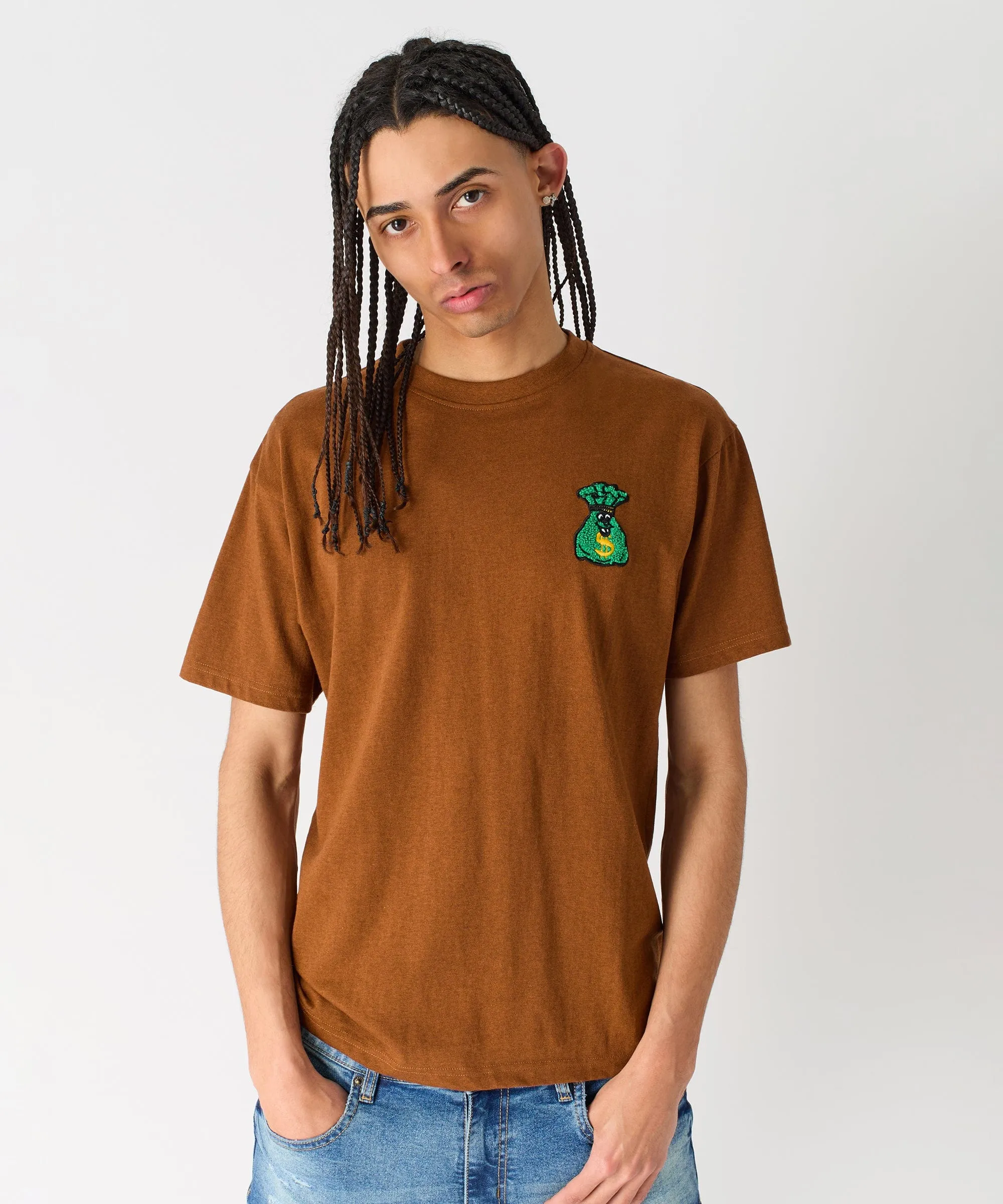 Money Bags Short Sleeve Tee - Khaki