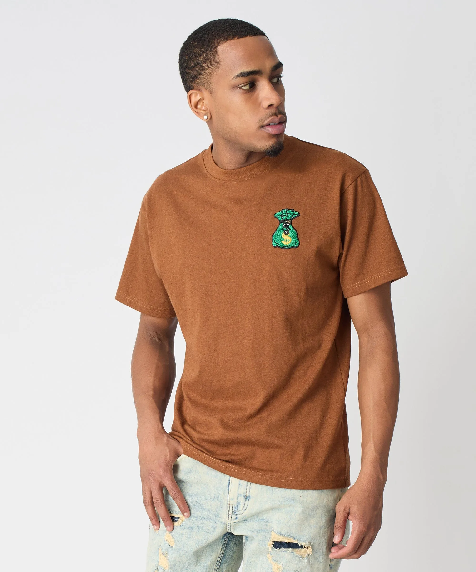 Money Bags Short Sleeve Tee - Khaki