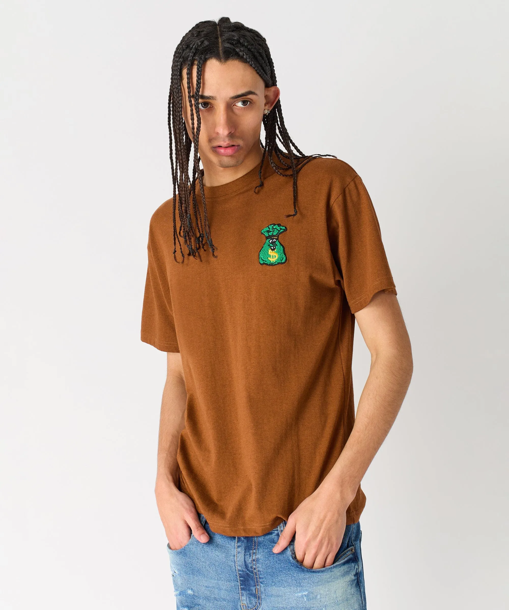 Money Bags Short Sleeve Tee - Khaki