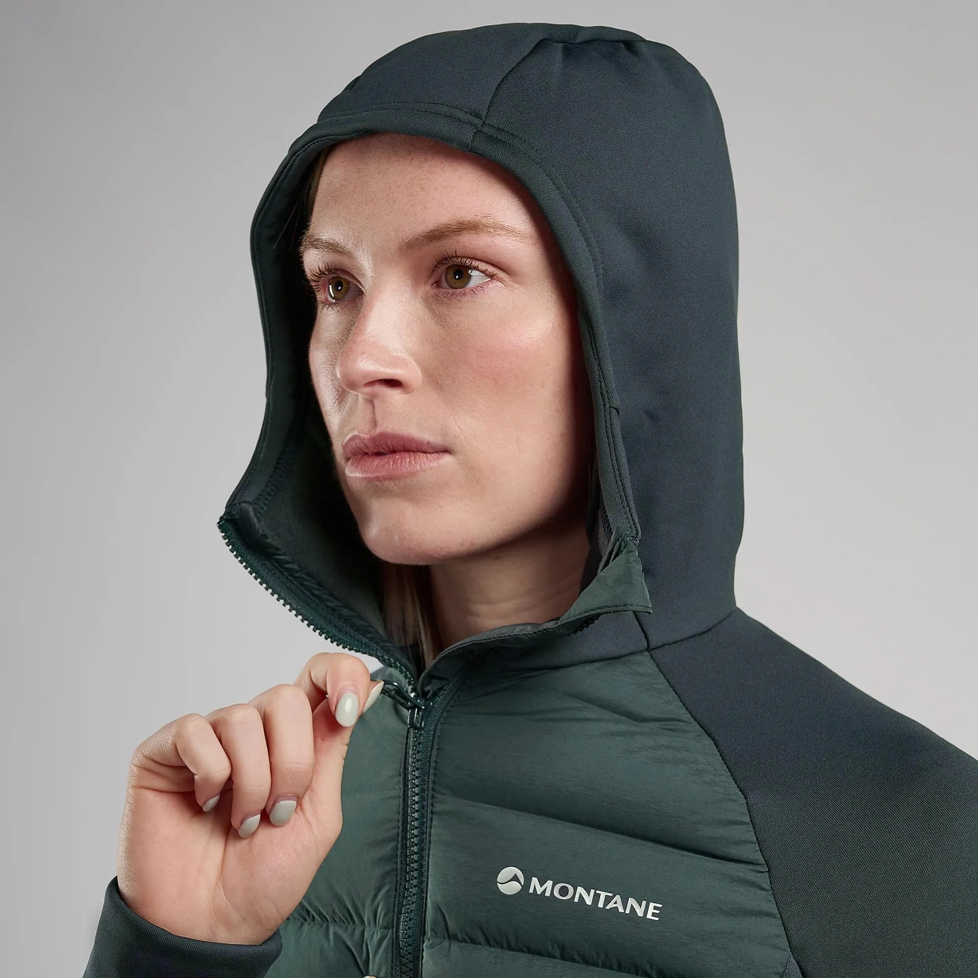Montane Women's Composite Hooded Down Jacket Montane