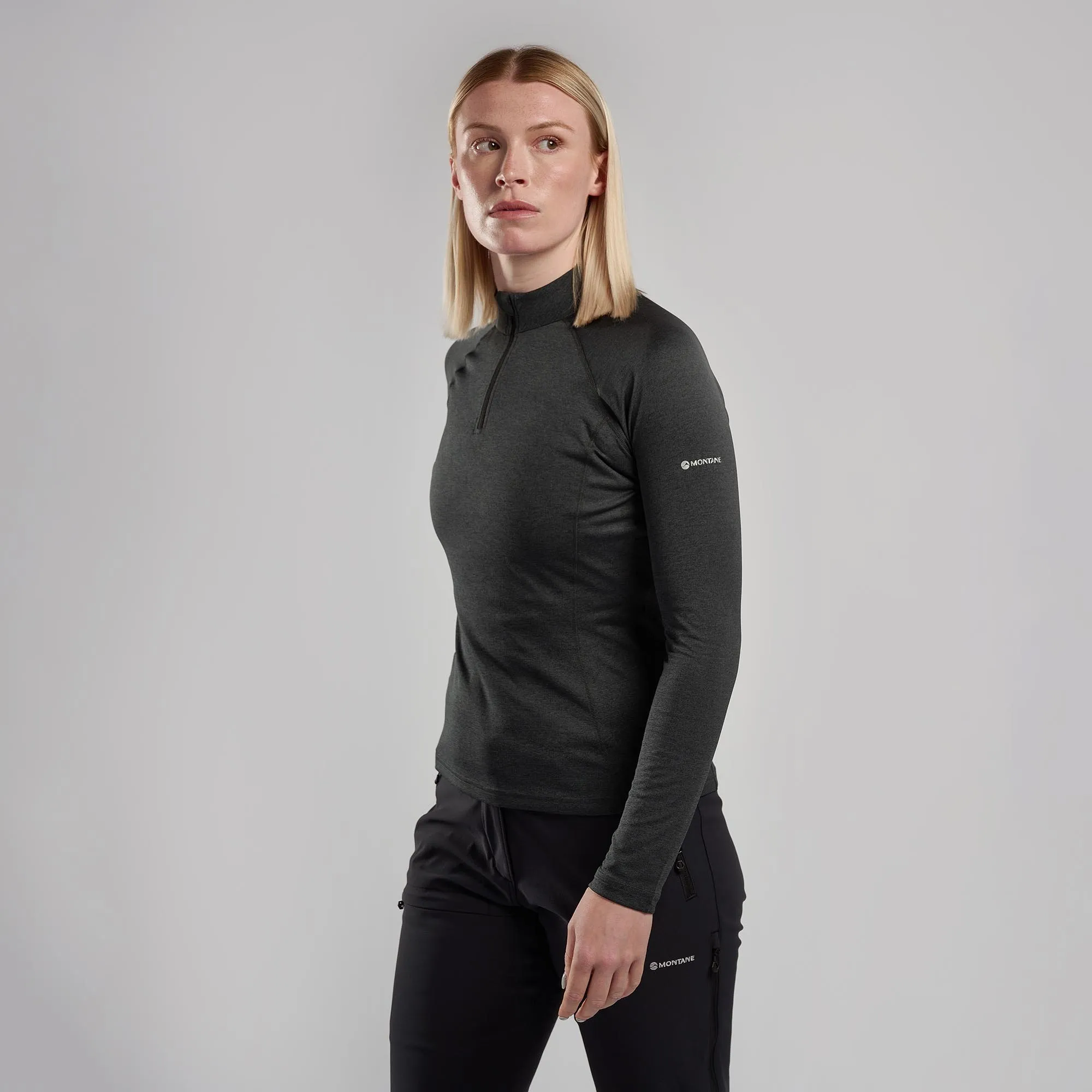 Montane Women's Dart Zip Neck T-Shirt Montane