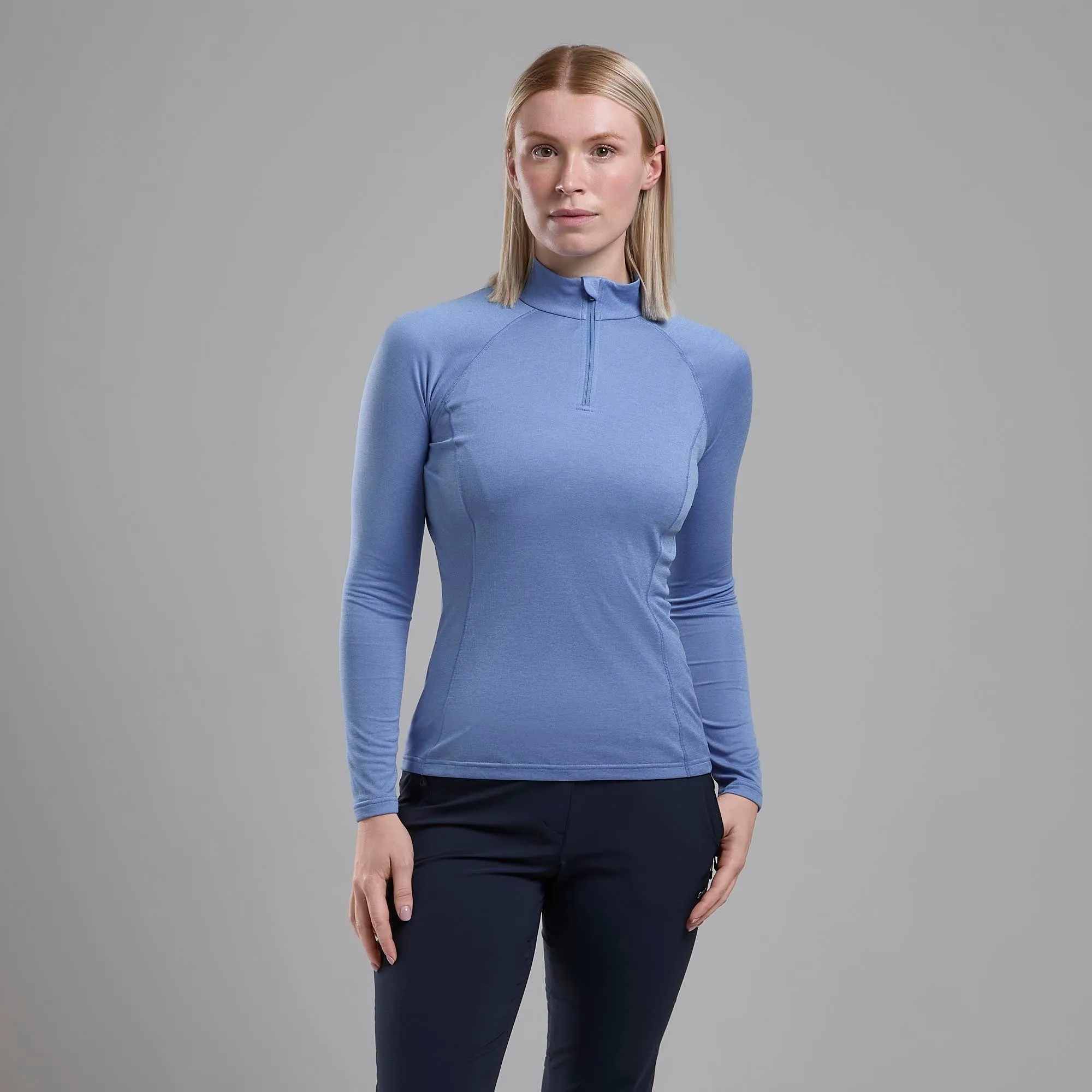 Montane Women's Dart Zip Neck T-Shirt Montane