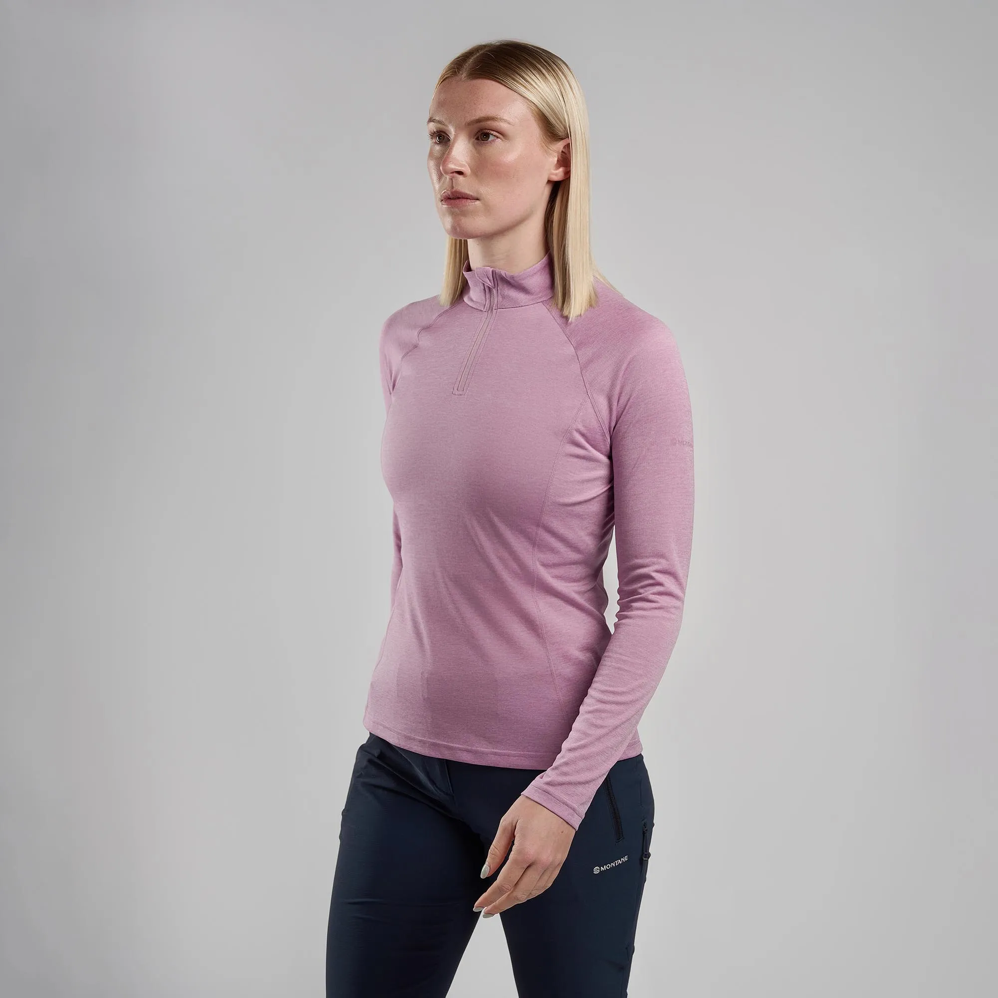 Montane Women's Dart Zip Neck T-Shirt Montane