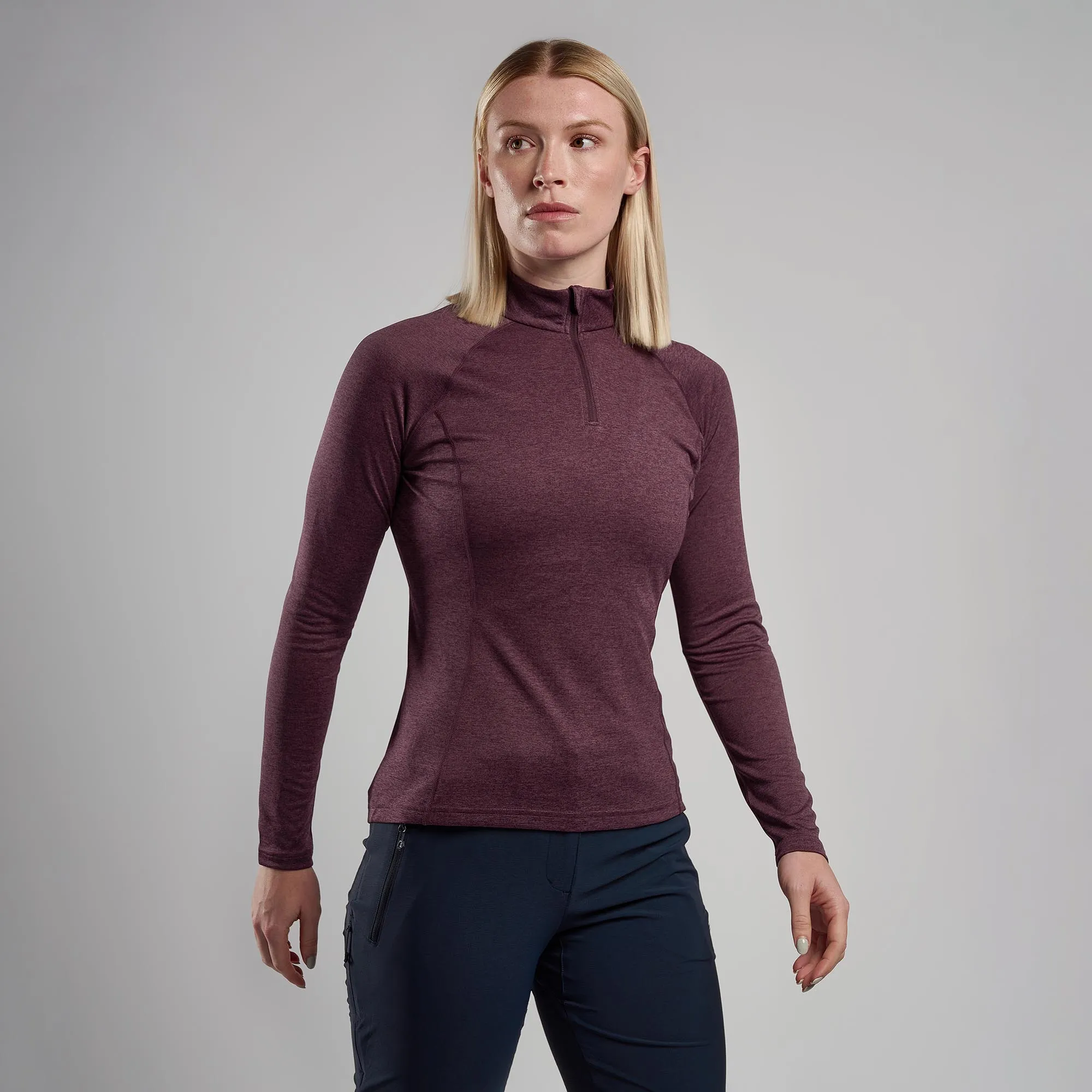 Montane Women's Dart Zip Neck T-Shirt Montane