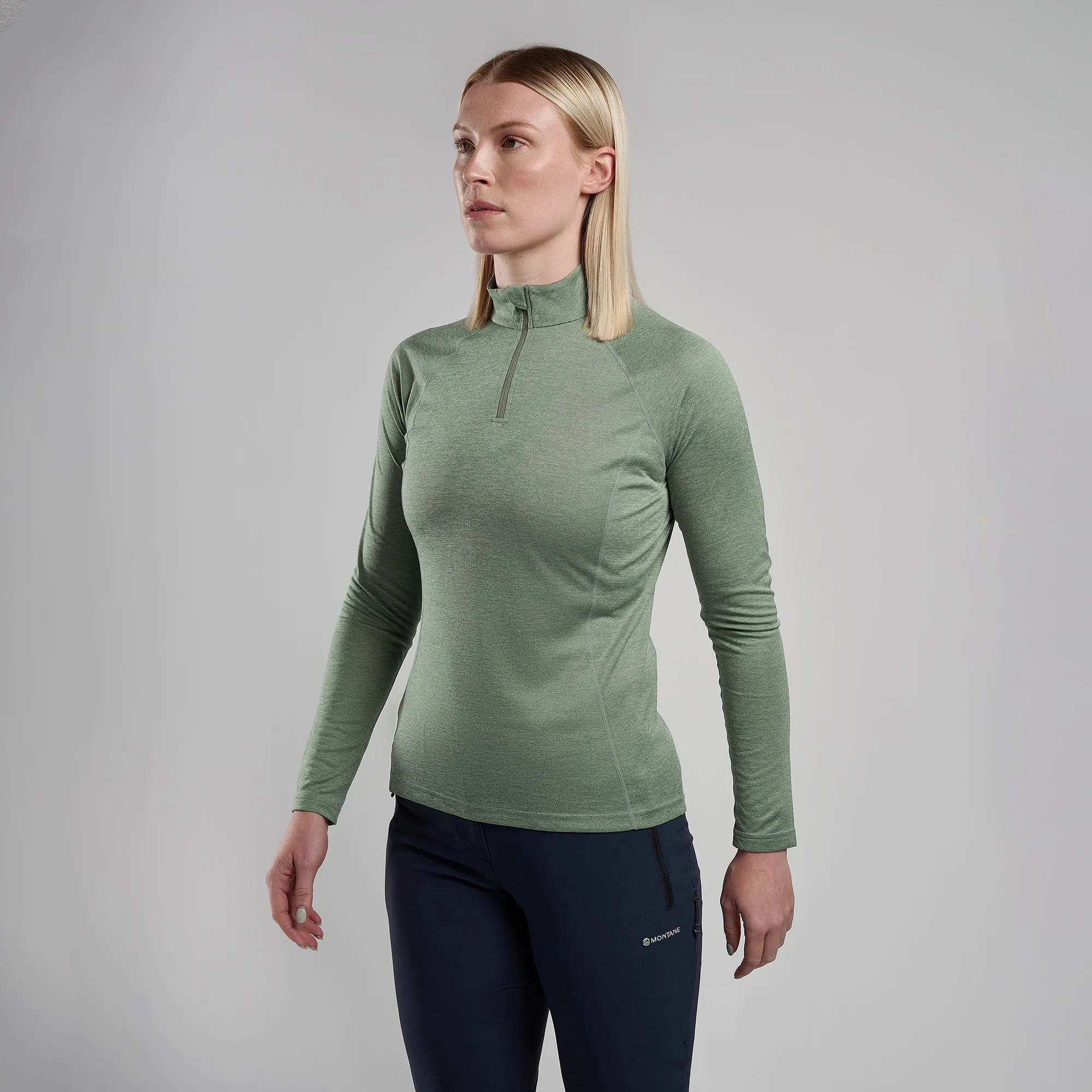 Montane Women's Dart Zip Neck T-Shirt Montane