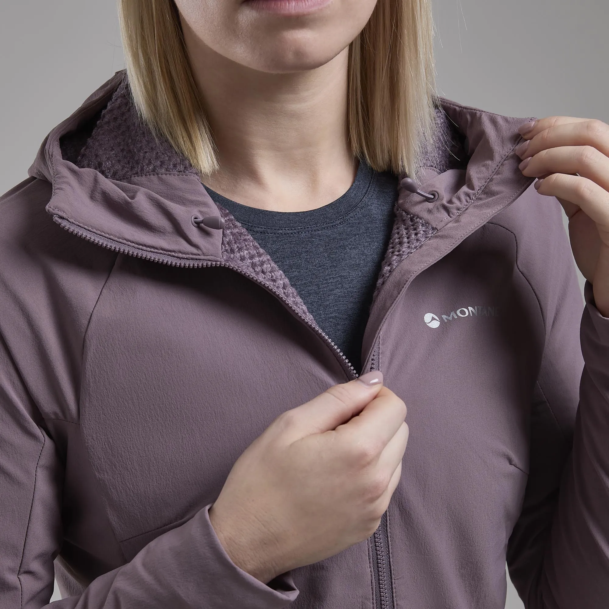 Montane Women's Khamsin Hooded Softshell Jacket Montane