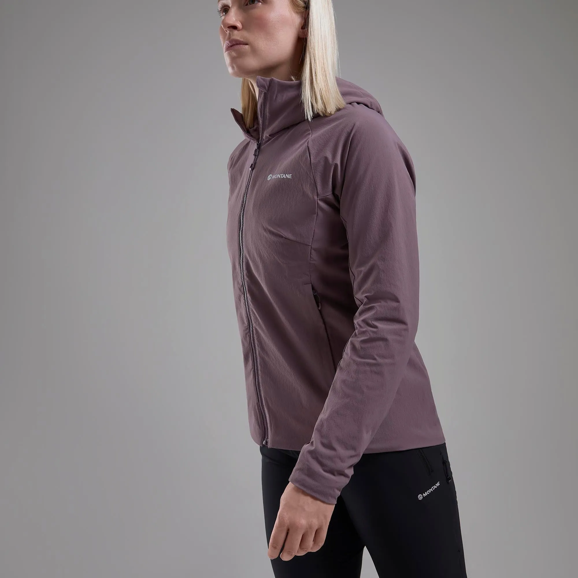 Montane Women's Khamsin Hooded Softshell Jacket Montane