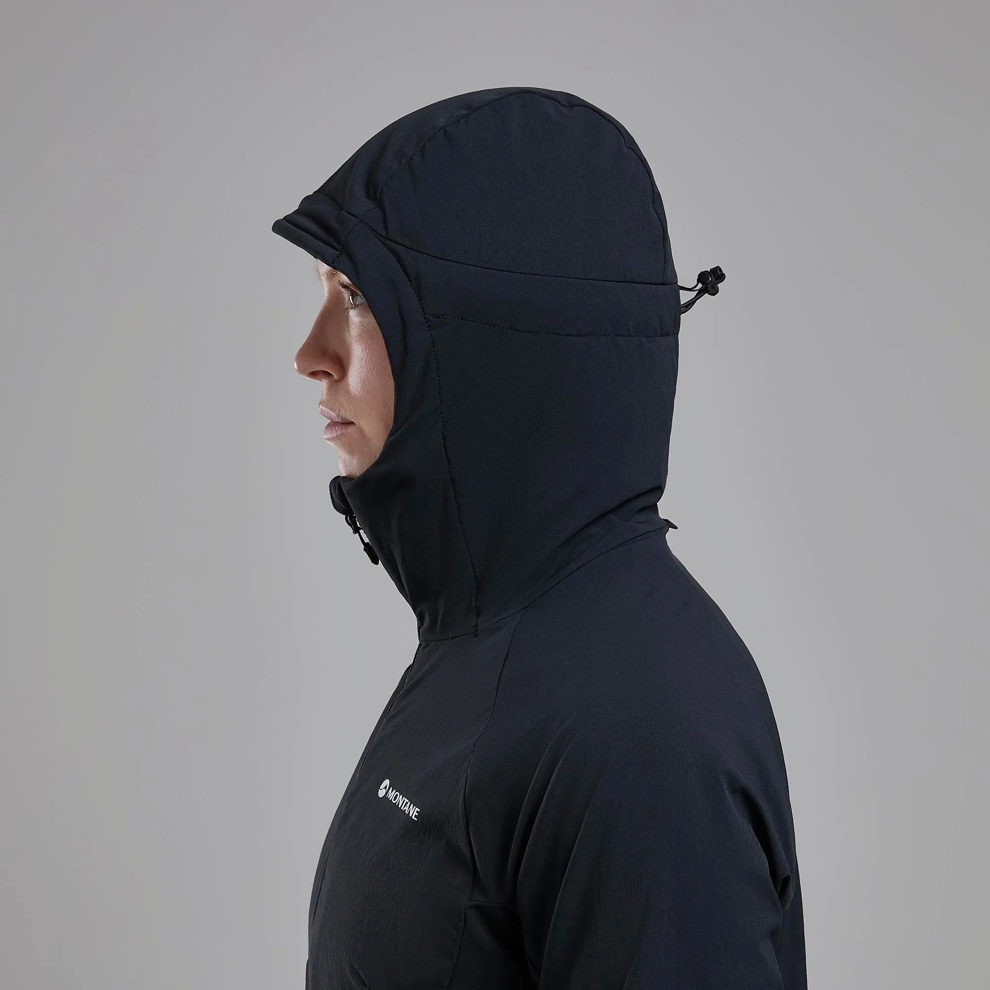 Montane Women's Khamsin Hooded Softshell Jacket Montane