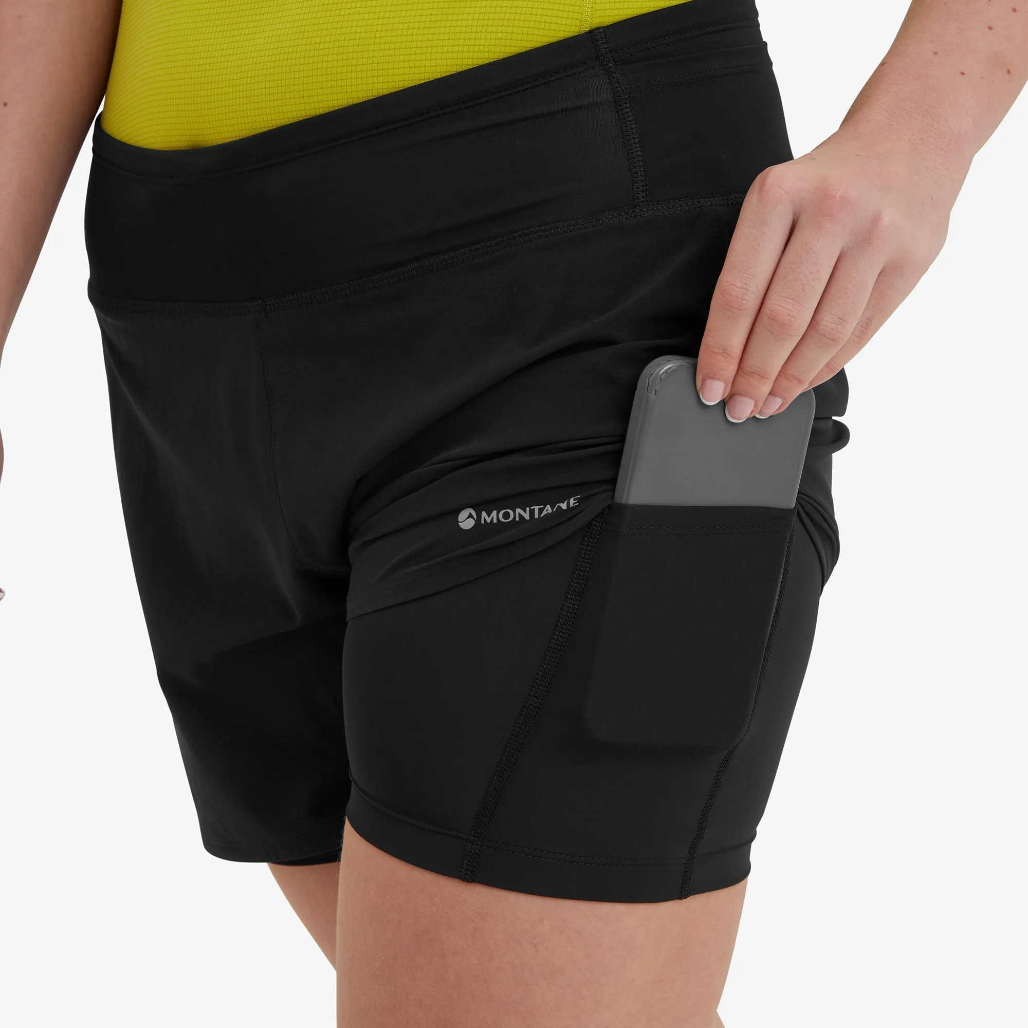 Montane Women's Slipstream Twin Skin Trail Running Shorts Montane