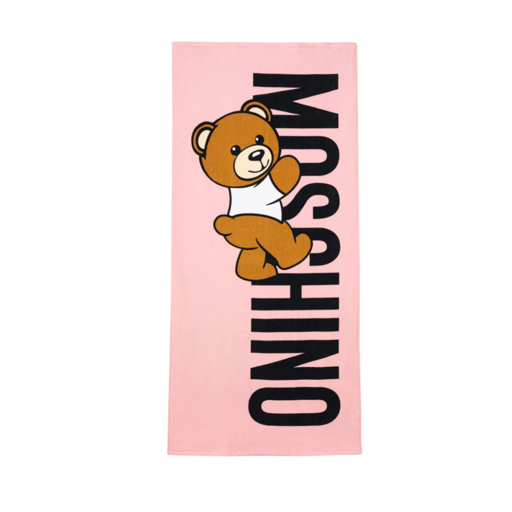 Moschino Kids Text Logo Print Towel