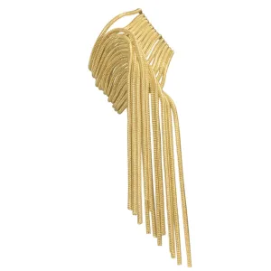 Multi Strand Textured Chain Braceletgold