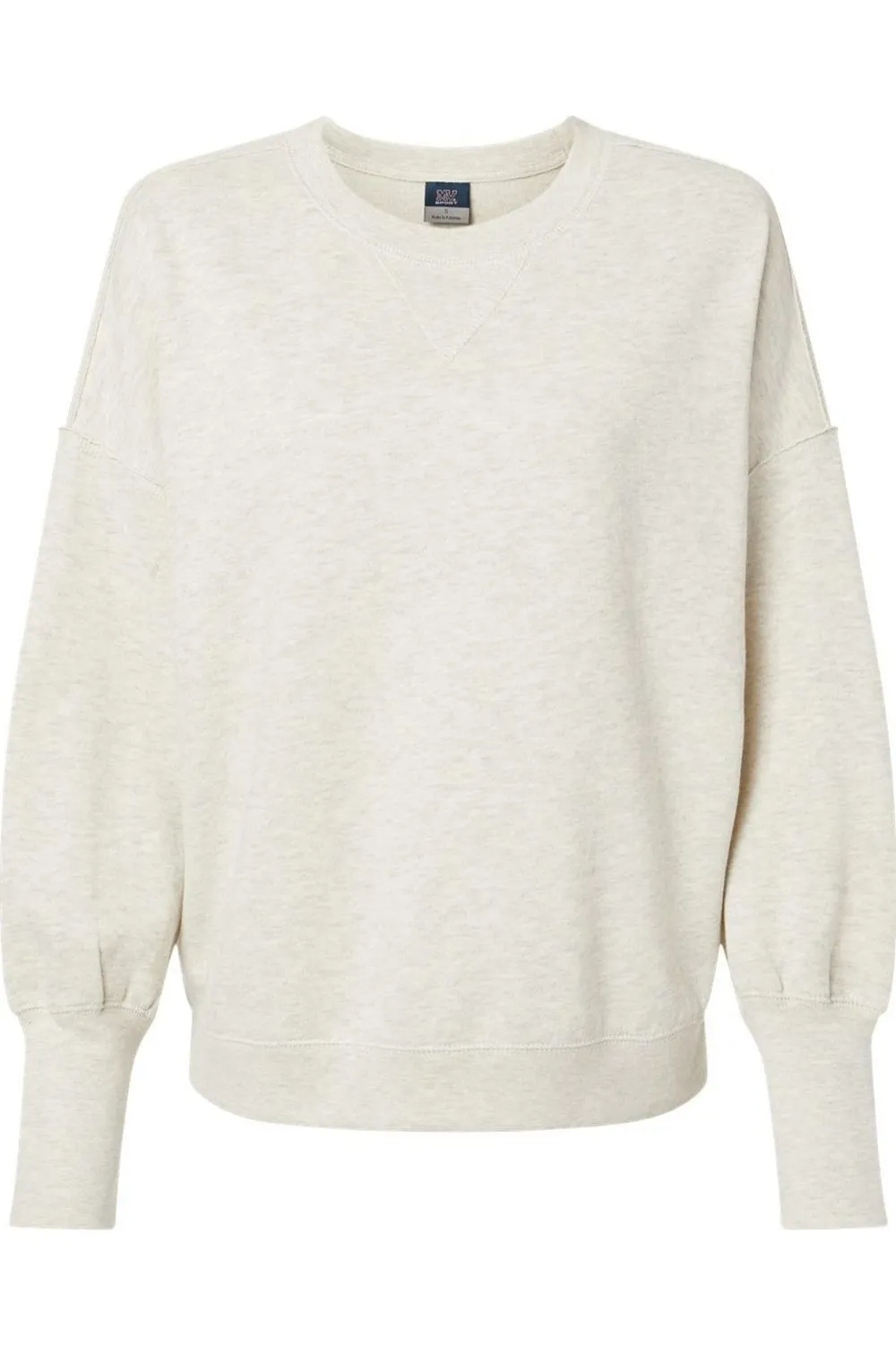 MV Sport Womens Sueded Fleece Crewneck Sweatshirt