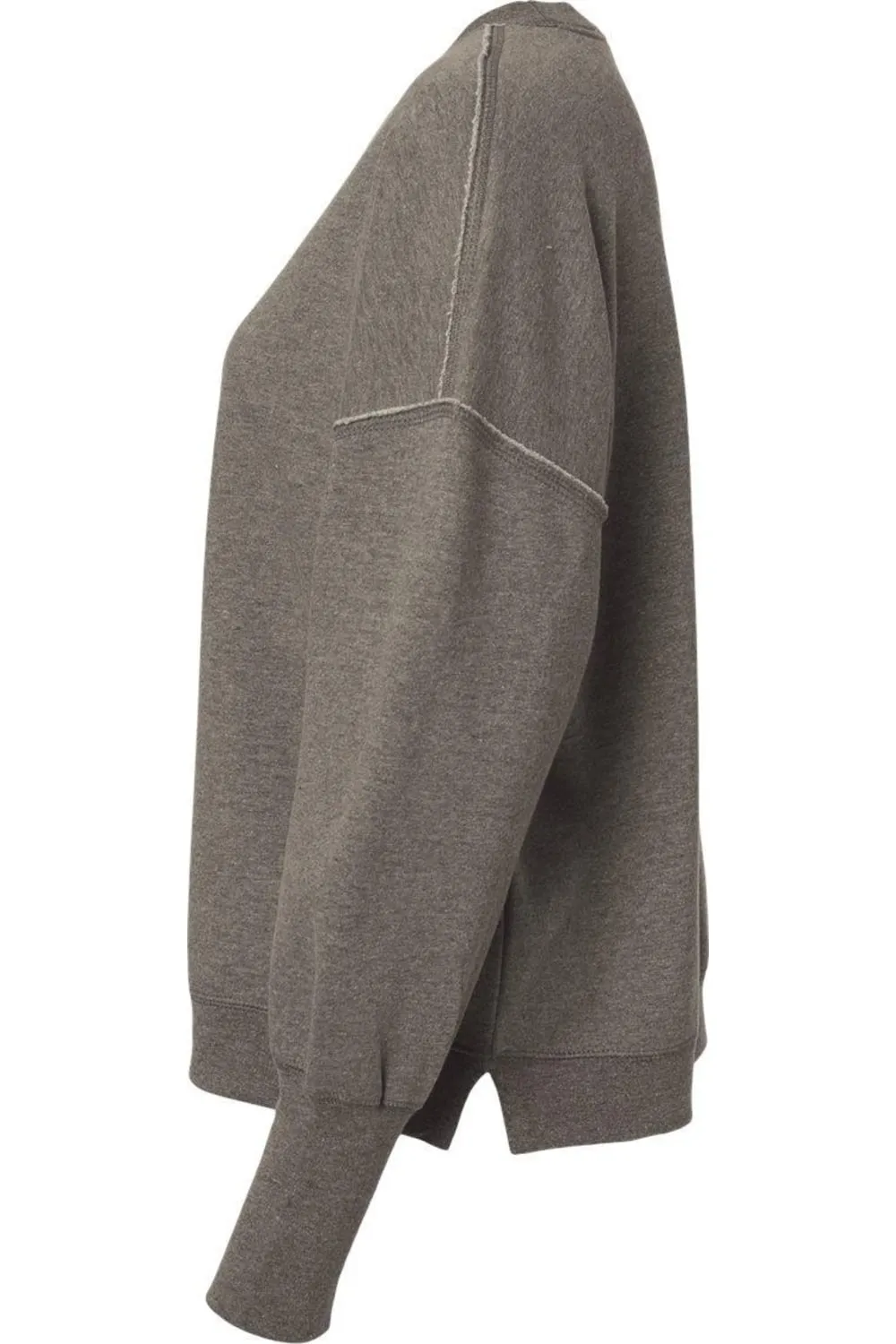 MV Sport Womens Sueded Fleece Crewneck Sweatshirt