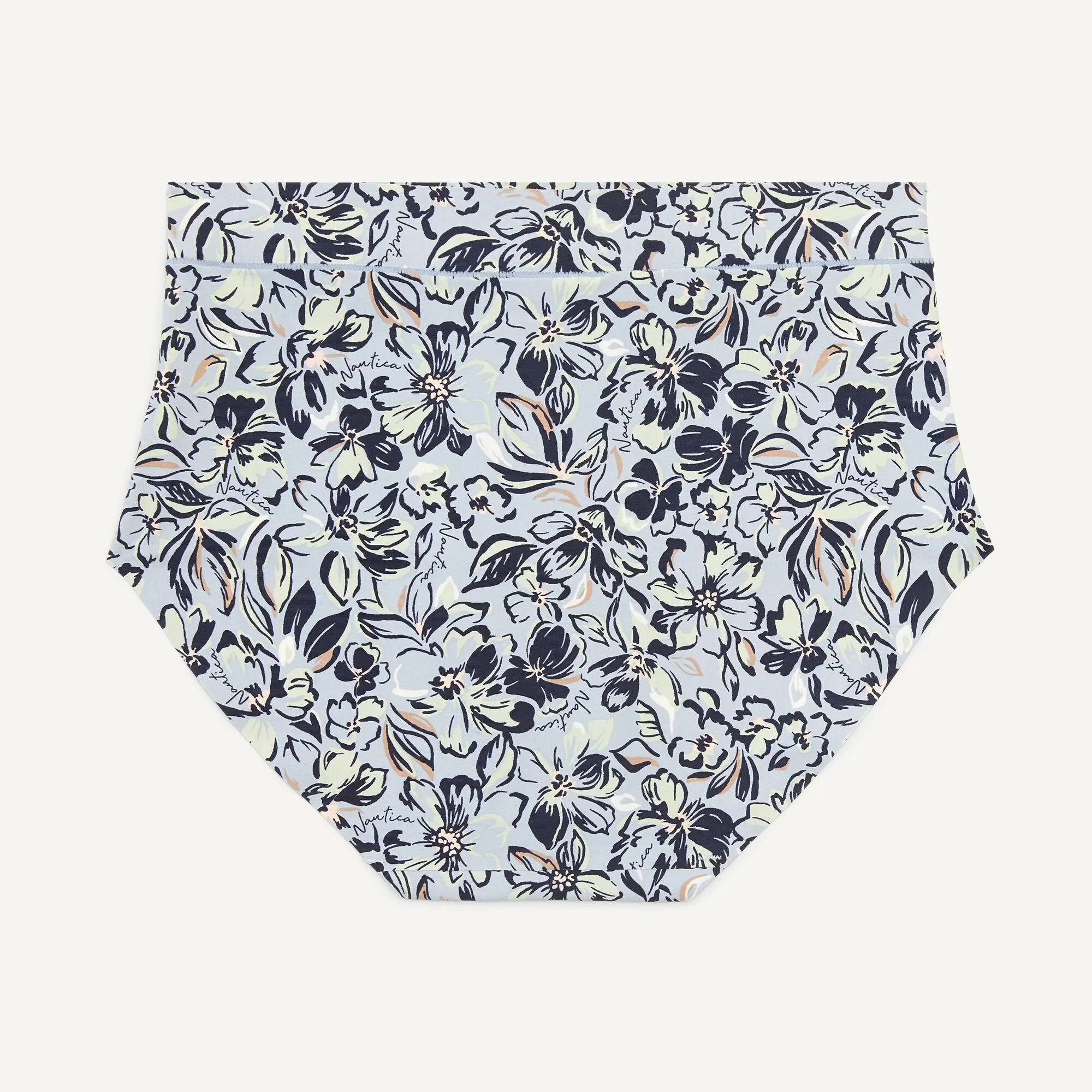 Nautica Womens Laser-Cut Mid-Rise Brief, 5-Pack