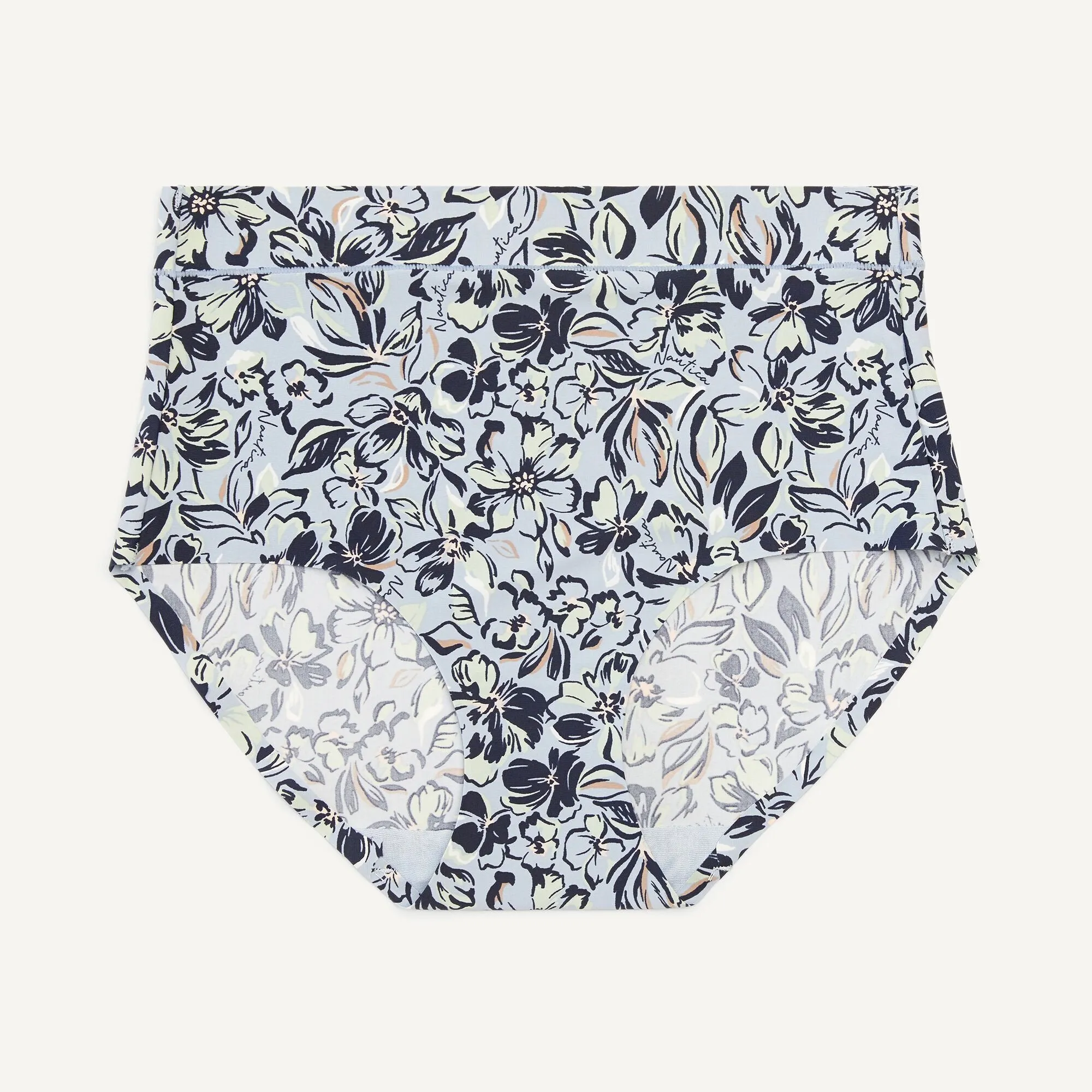 Nautica Womens Laser-Cut Mid-Rise Brief, 5-Pack
