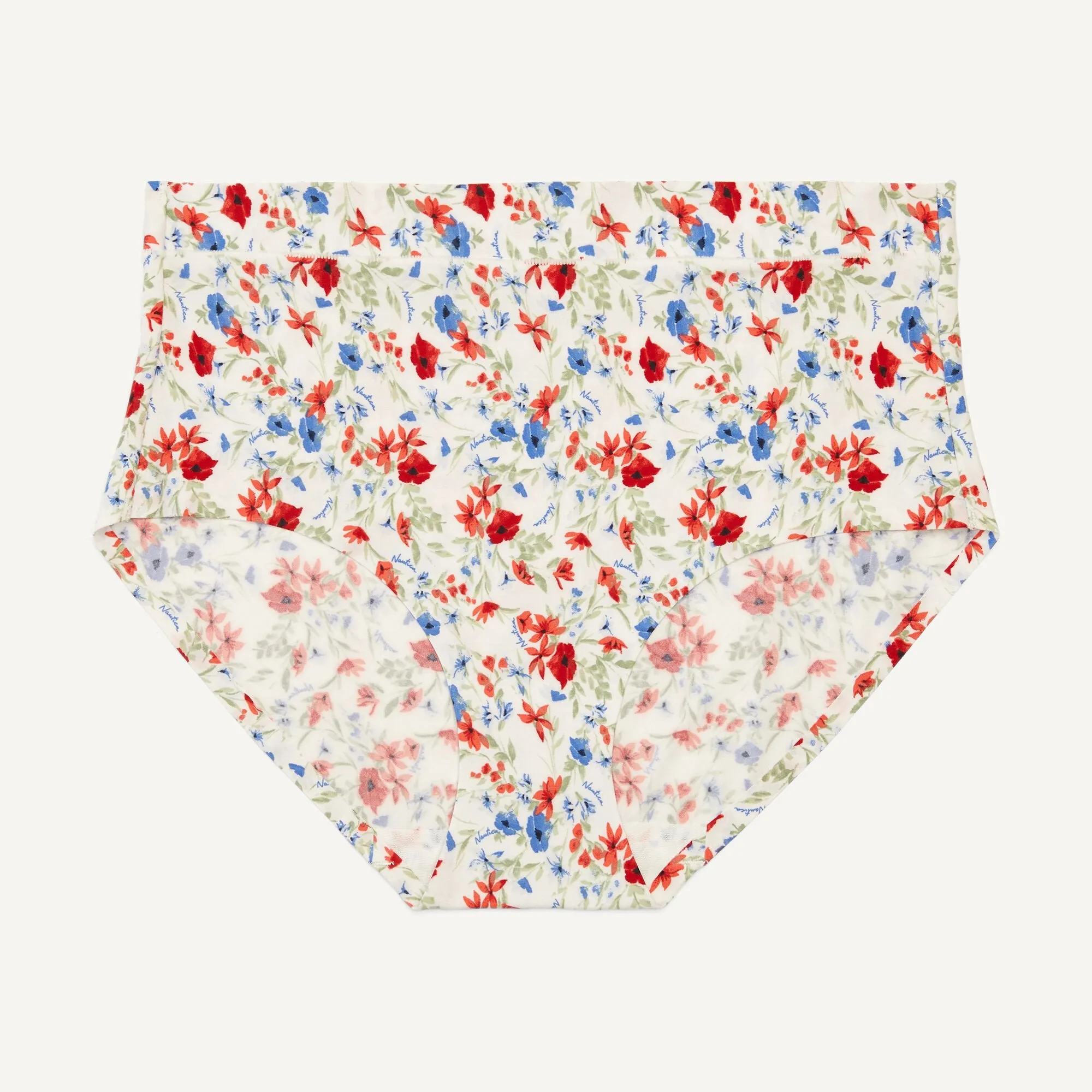 Nautica Womens Micro-Brushed Mid-Rise Brief, 5-Pack