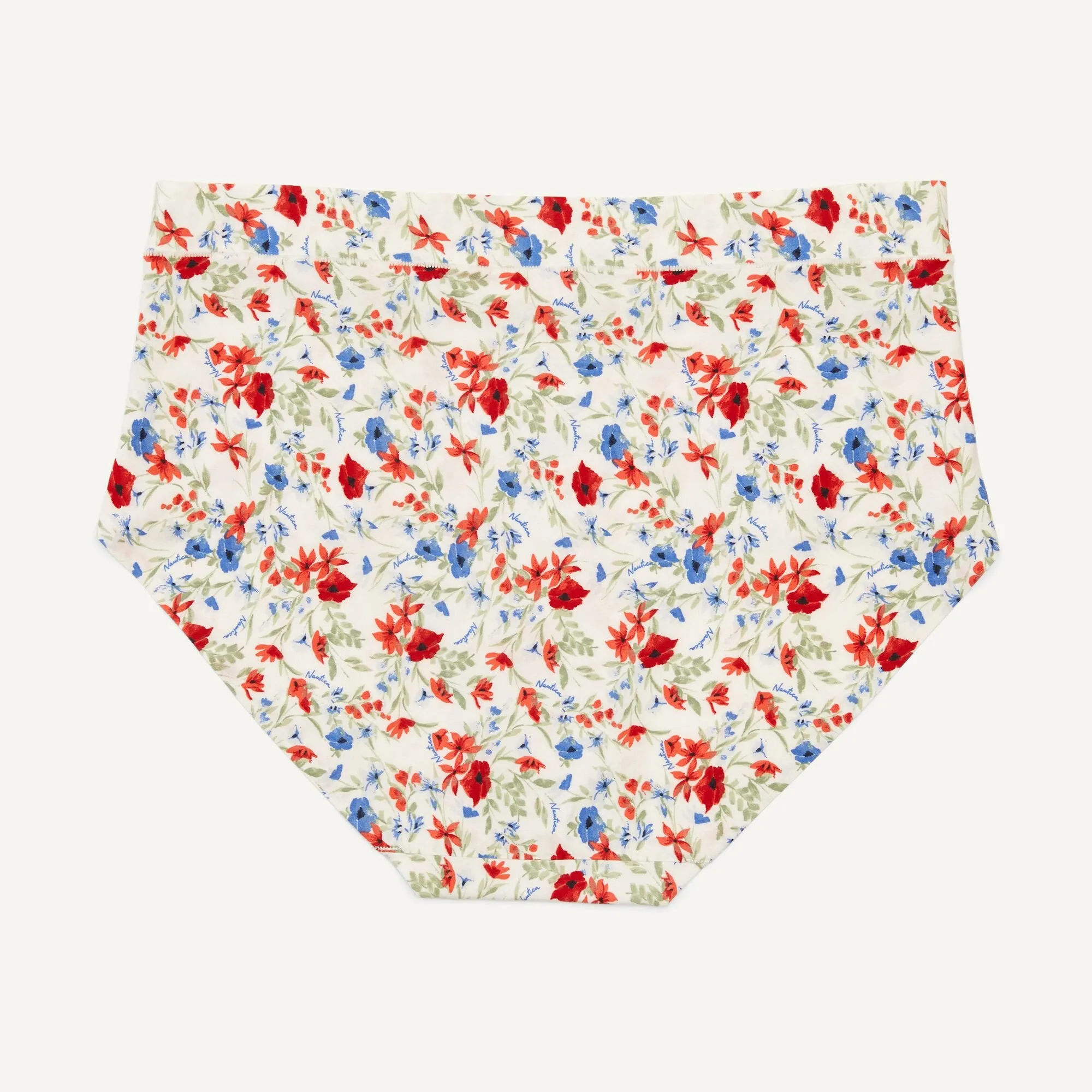Nautica Womens Micro-Brushed Mid-Rise Brief, 5-Pack