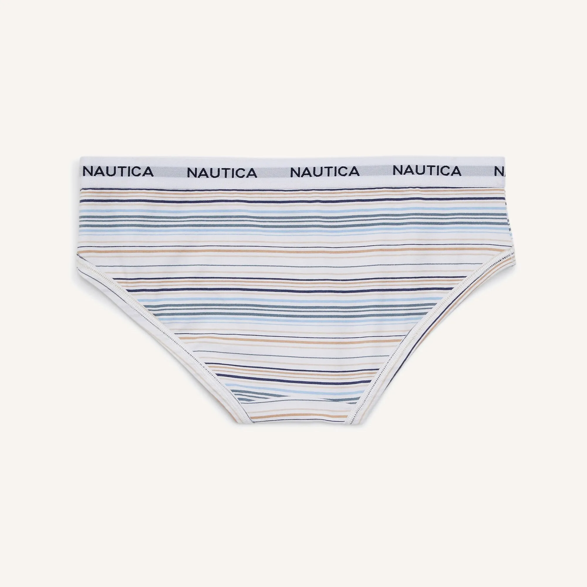 Nautica Womens Stretch-Cotton Hipster Brief, 4-Pack