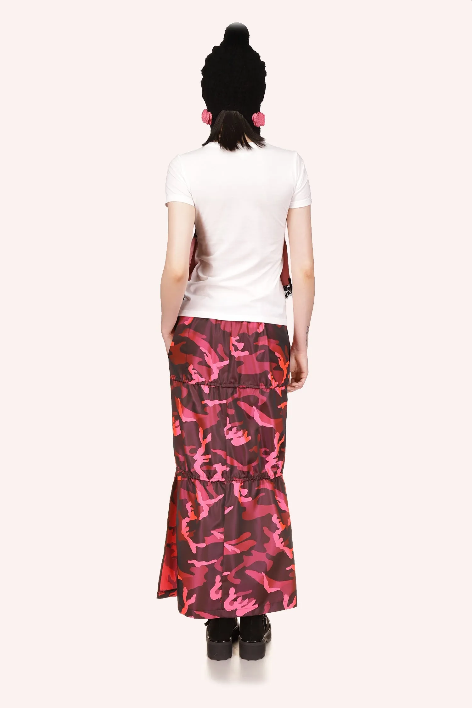 Neon Camouflage Skirt Annasui