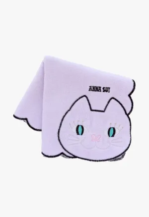 New: Cat Embroidery Washcloth Annasui