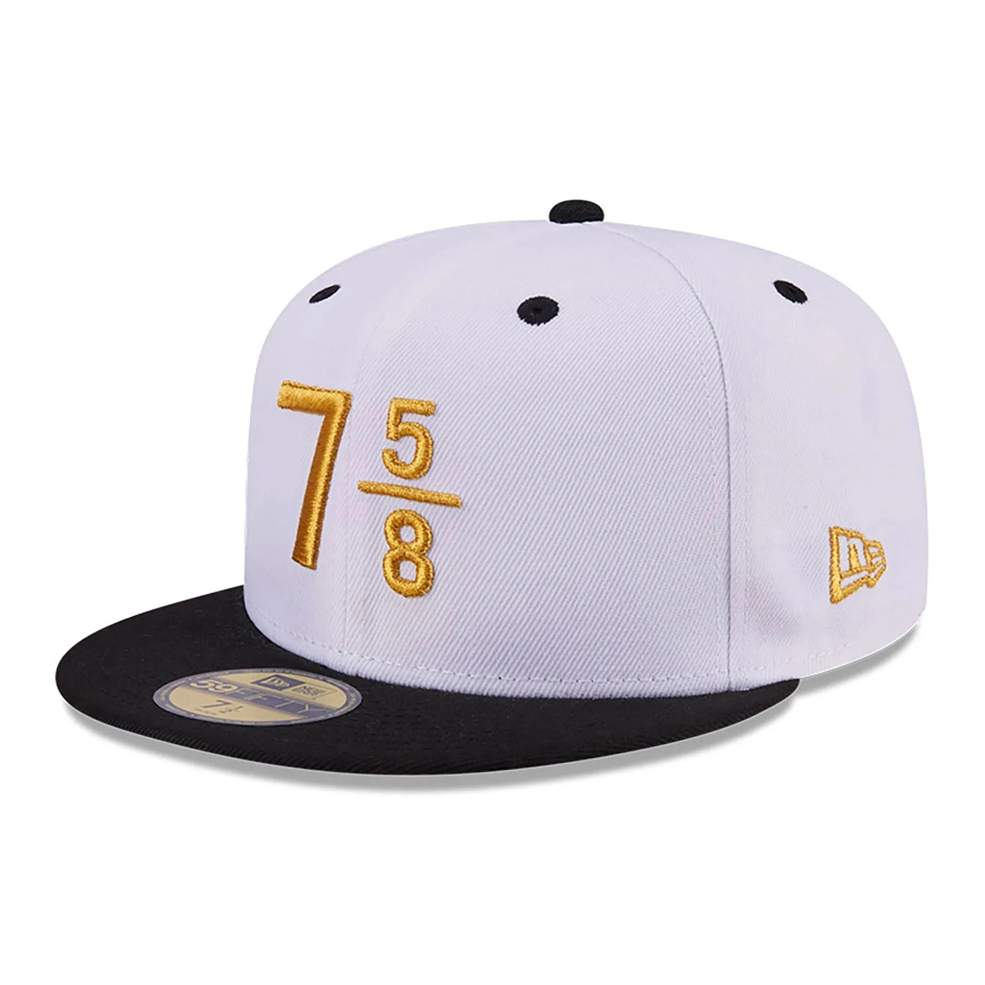 New Era 59FIFTY Day 7 5/8 White 59FIFTY Fitted Cap Billy J