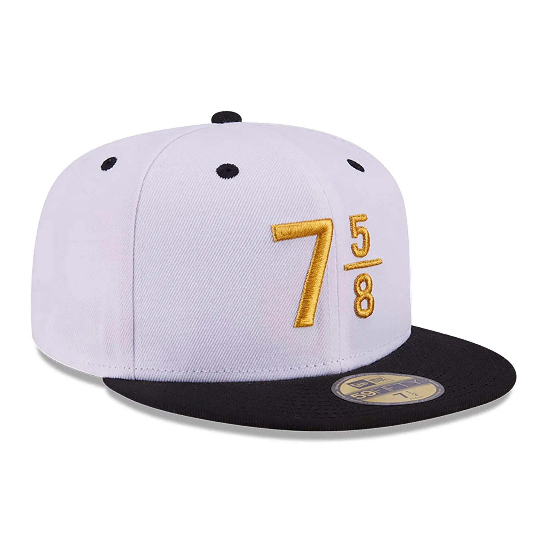New Era 59FIFTY Day 7 5/8 White 59FIFTY Fitted Cap Billy J