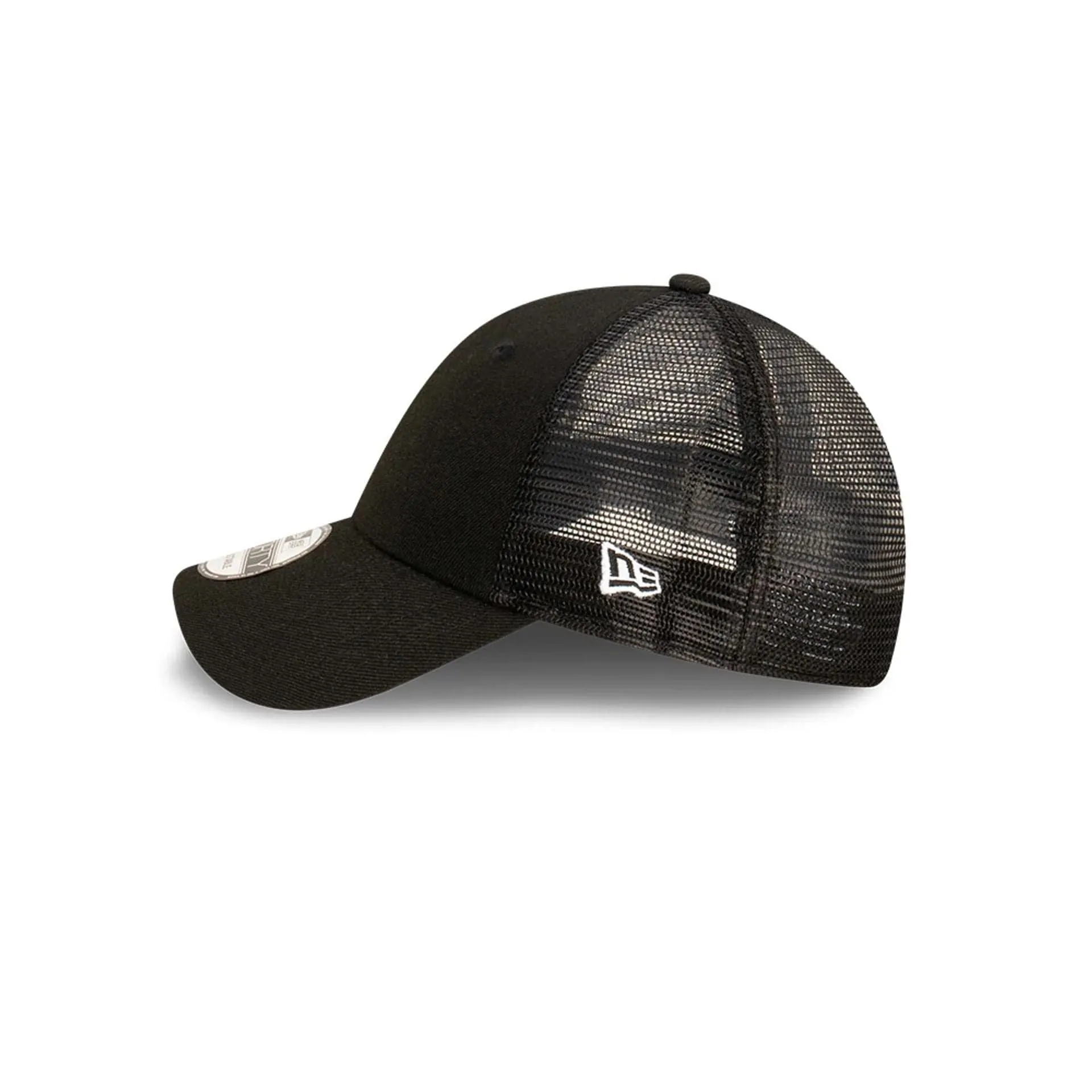 New Era Blank Black 9FORTY Trucker Cap Billy J
