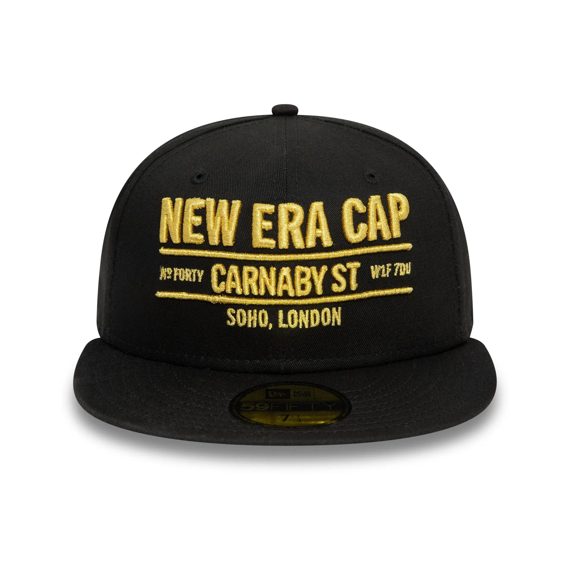 New Era Carnaby Address Black 59FIFTY Fitted Cap Billy J