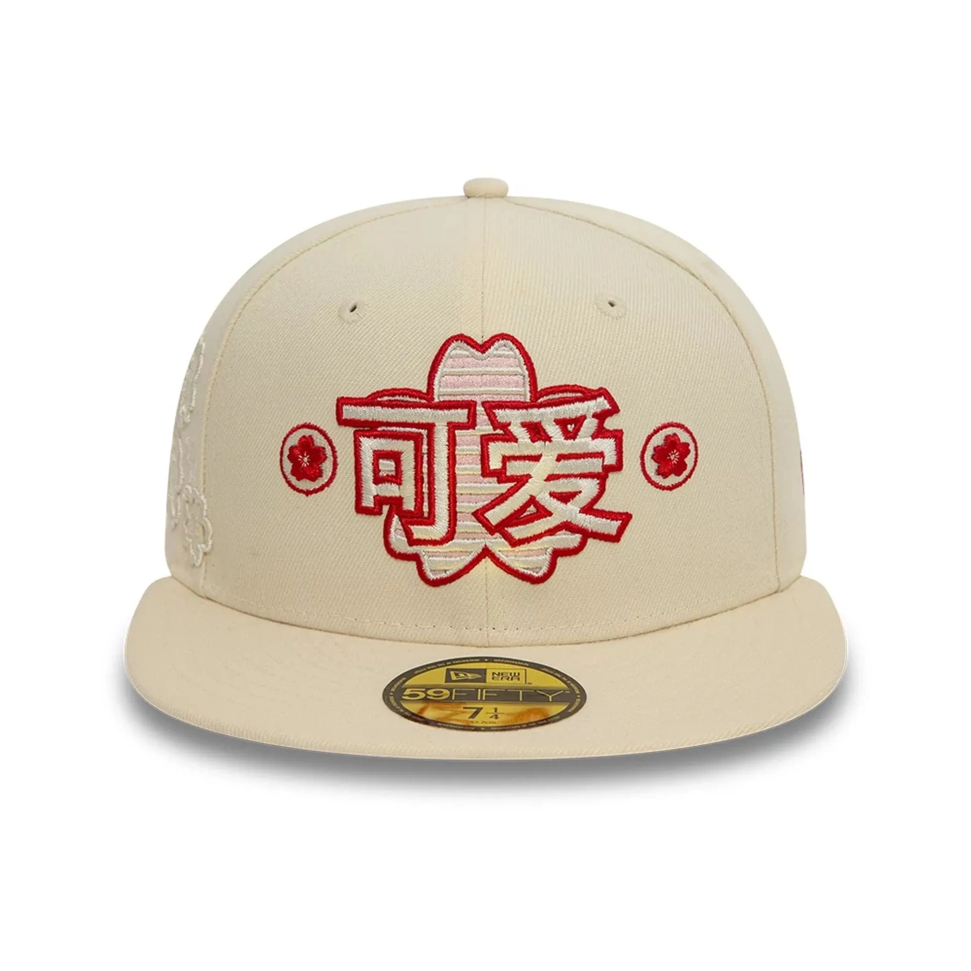 New Era Cherry Blossom Cute Light Beige 59FIFTY Fitted Cap Billy J