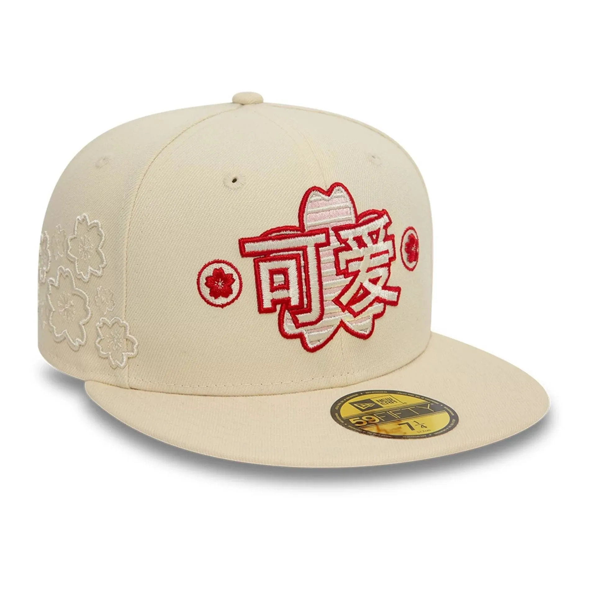 New Era Cherry Blossom Cute Light Beige 59FIFTY Fitted Cap Billy J