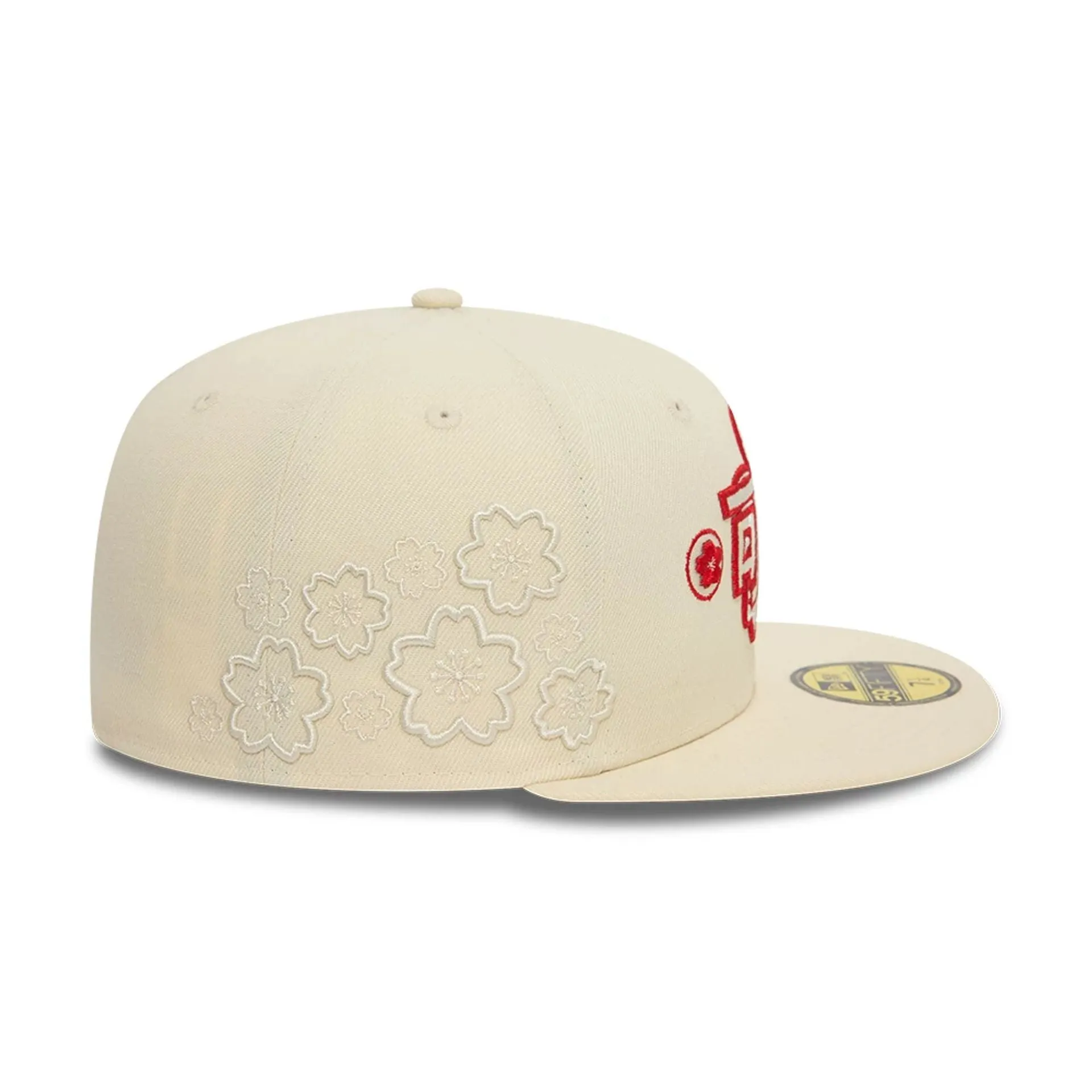 New Era Cherry Blossom Cute Light Beige 59FIFTY Fitted Cap Billy J